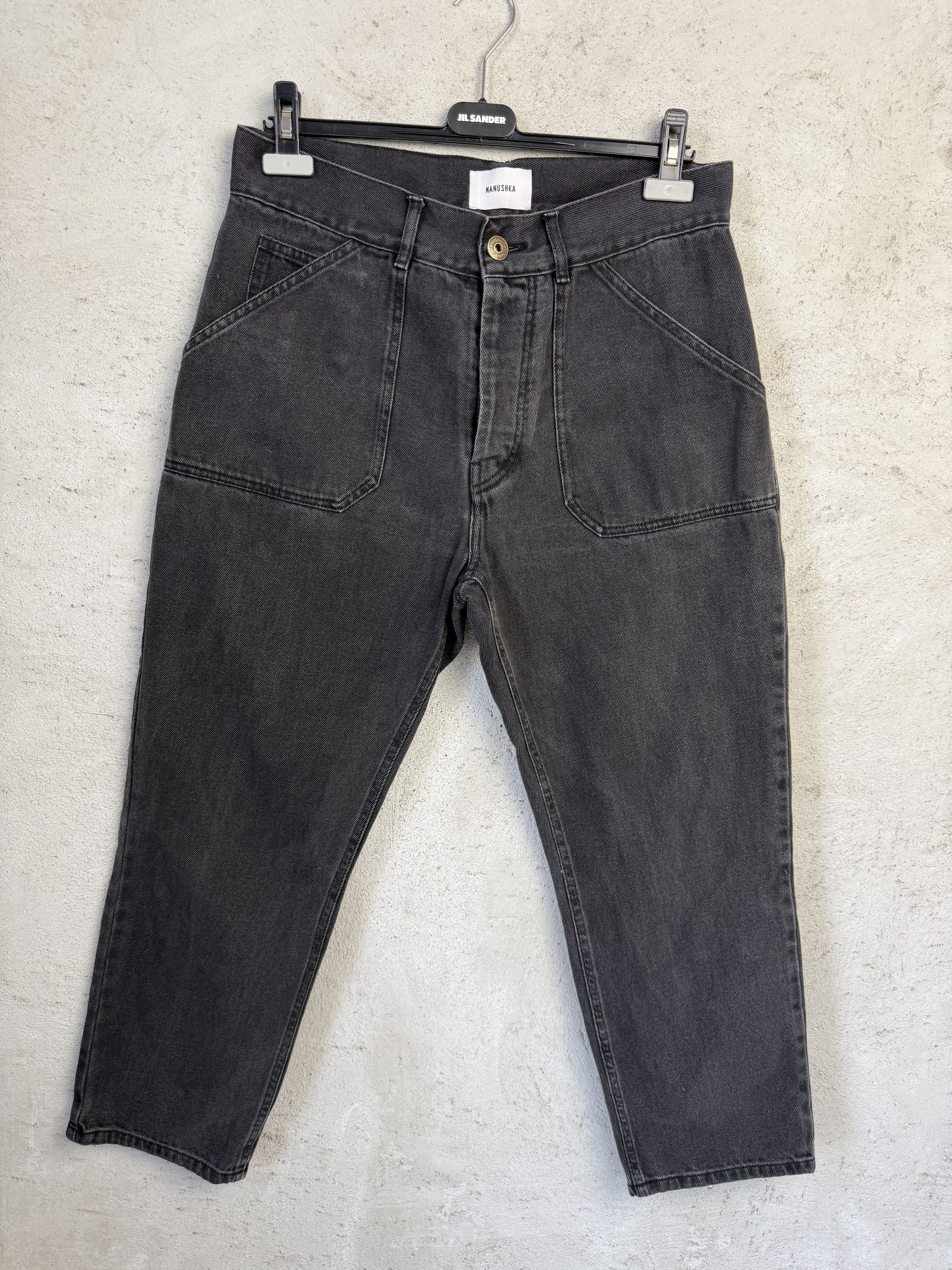 Nanushka Nanushka black denim jeans pants casual Size US 33 - 1 Thumbnail