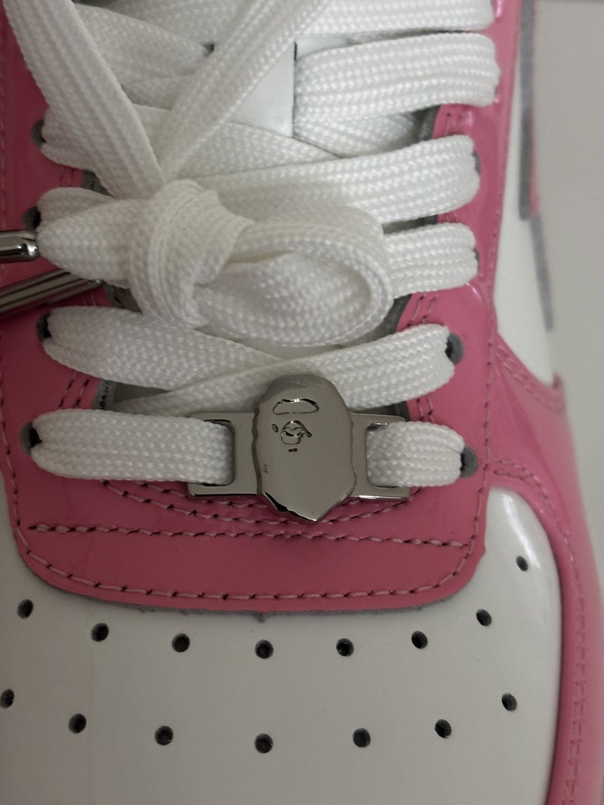 Bape Authentic ape bape bape sta #5 pink 10 new bapesta Size US 10 / EU 43 - 4 Thumbnail