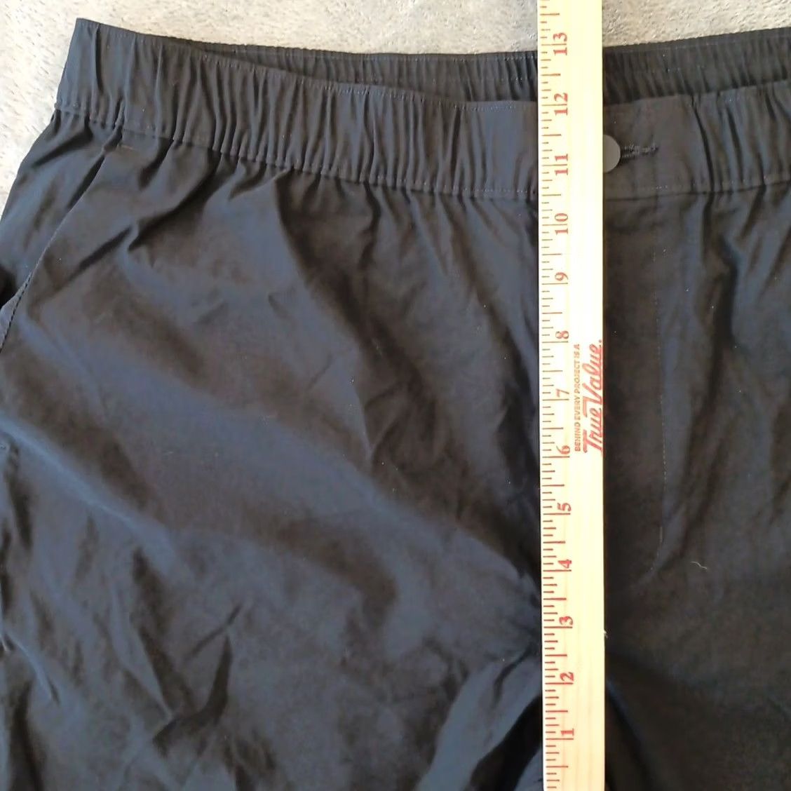 Vintage Stylus Pants Womens Large Black Pockets 36x27.5 High Rise New Size 36" / US 14 / IT 50 - 3 Thumbnail