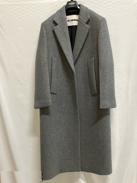 Jil Sander o1loc1c1124 Coat in Dark Grey Size L / US 10 / IT 46 - 1 Preview