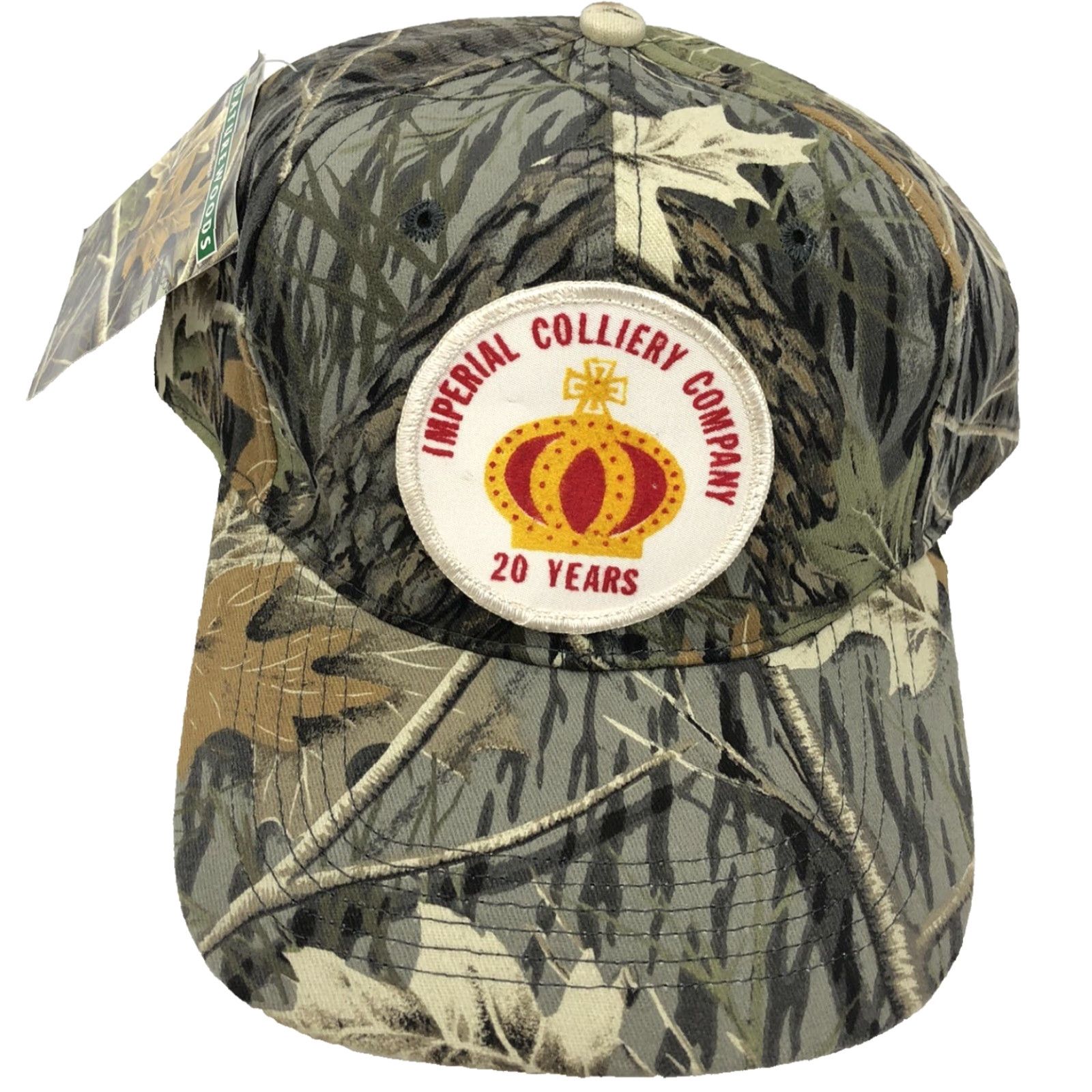 Imperial VINTAGE Daystone Trucker Hat Cap Snap Back 90s Imperial Colliery Patch Hunting NEW Brown Camo One Size Mens Hat Size ONE SIZE - 2 Thumbnail
