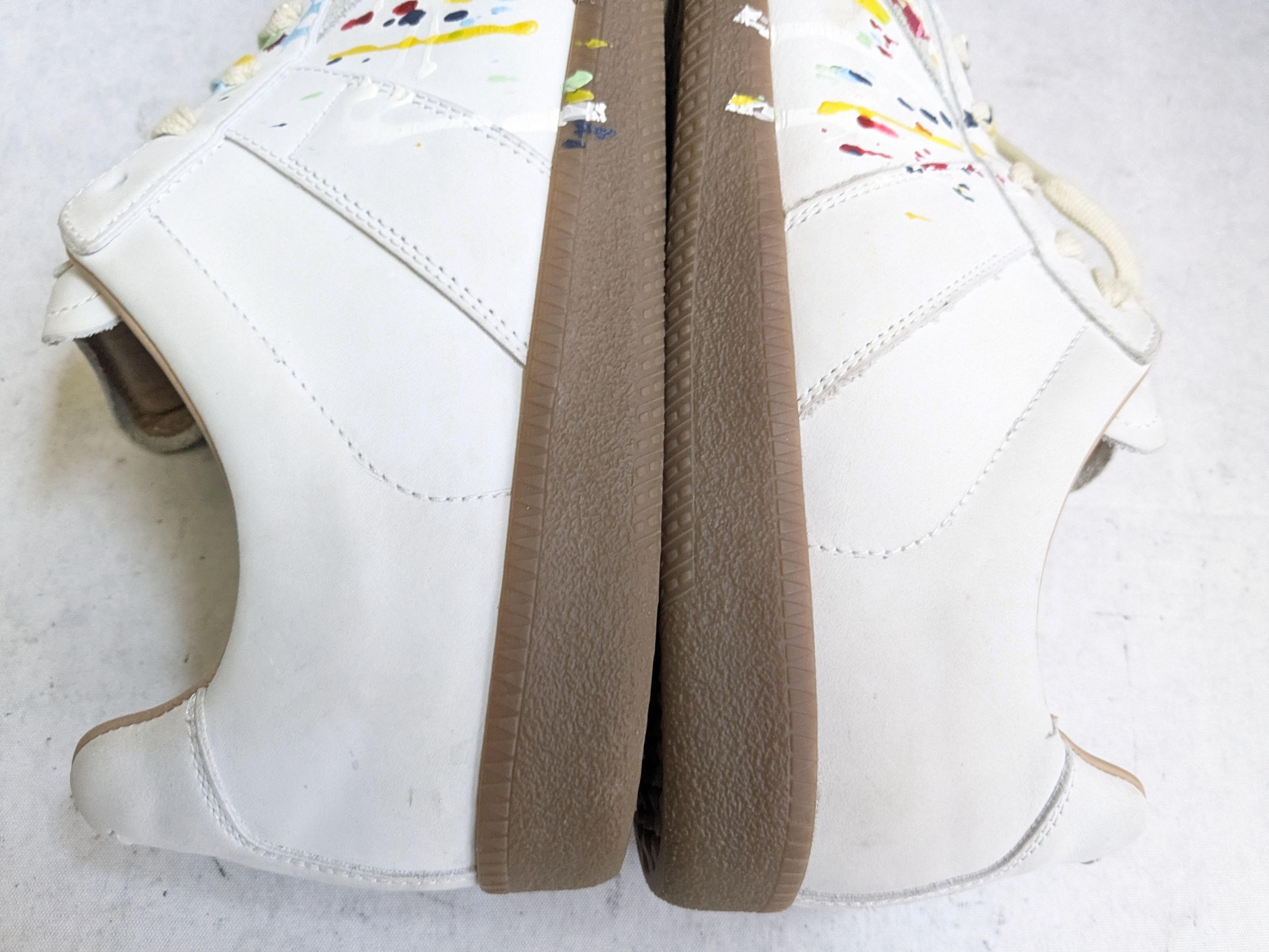 Maison Margiela Maison Margiela Replica GAT Paint Splatter 8 41 Low Tops Gum Size US 8 / EU 41 - 14 Thumbnail