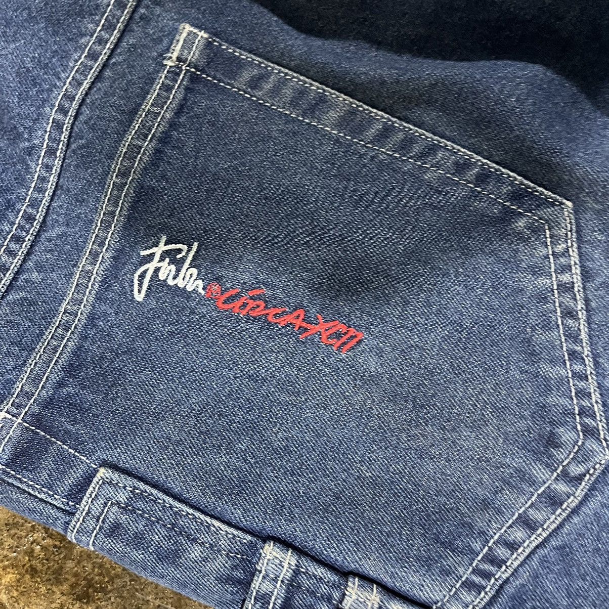Fubu × JNCO × Vintage Crazy Vintage Y2K FUBU Carpenter Jeans Baggy Skater Unique Size US 34 / EU 50 - 7 Thumbnail