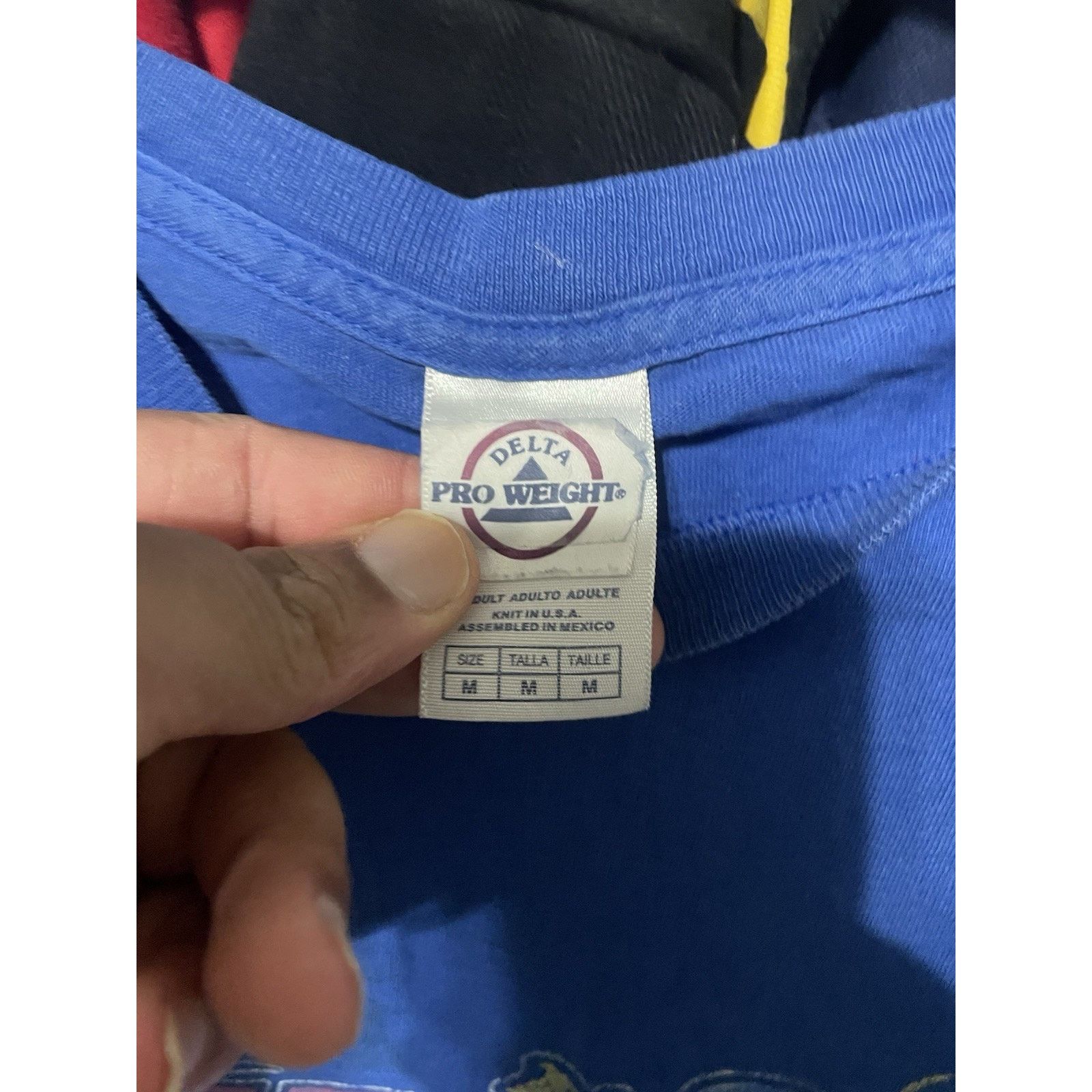 Delta Size M- VTG Speed Racer Pedal To Metal Racing Shirt Y2K Blue Size US M / EU 48-50 / 2 - 3 Thumbnail