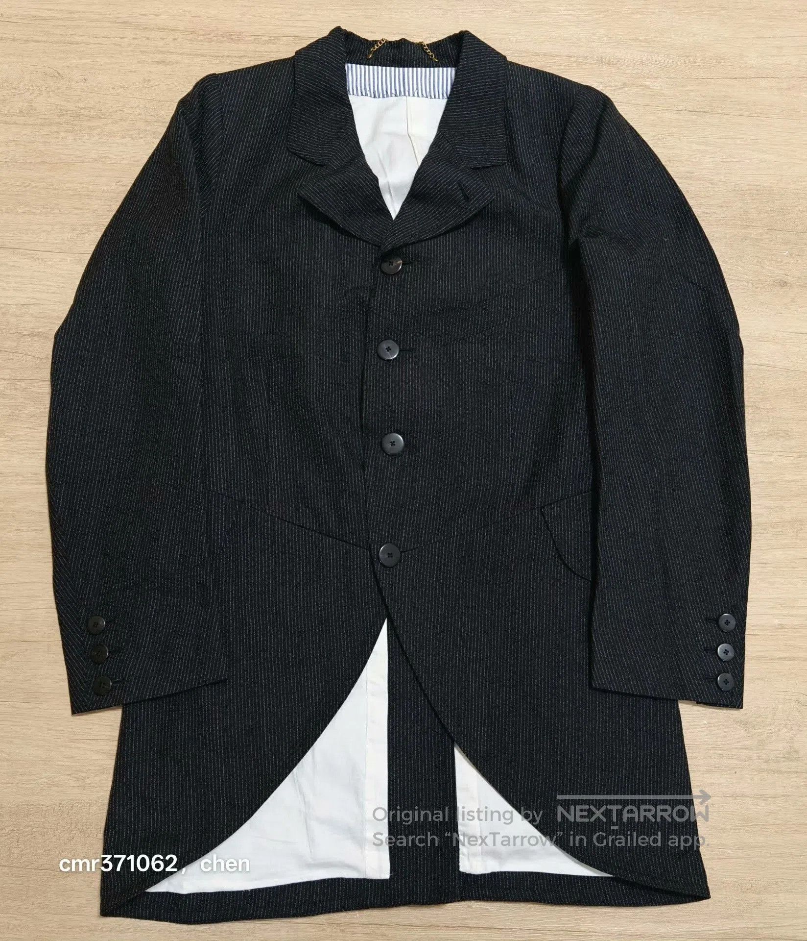 Visvim visvim 17ss Ascot Morning Coat Pinstripe. Size US S / EU 44-46 / 1 - 1 Thumbnail