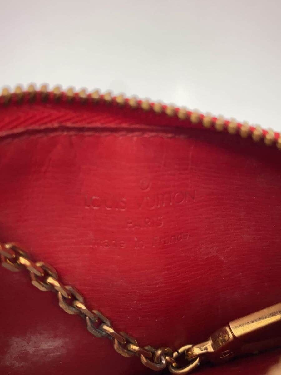 Louis Vuitton Louis Vuitton Epi Pochette Cre Leather Plain Red Size ONE SIZE - 3 Thumbnail