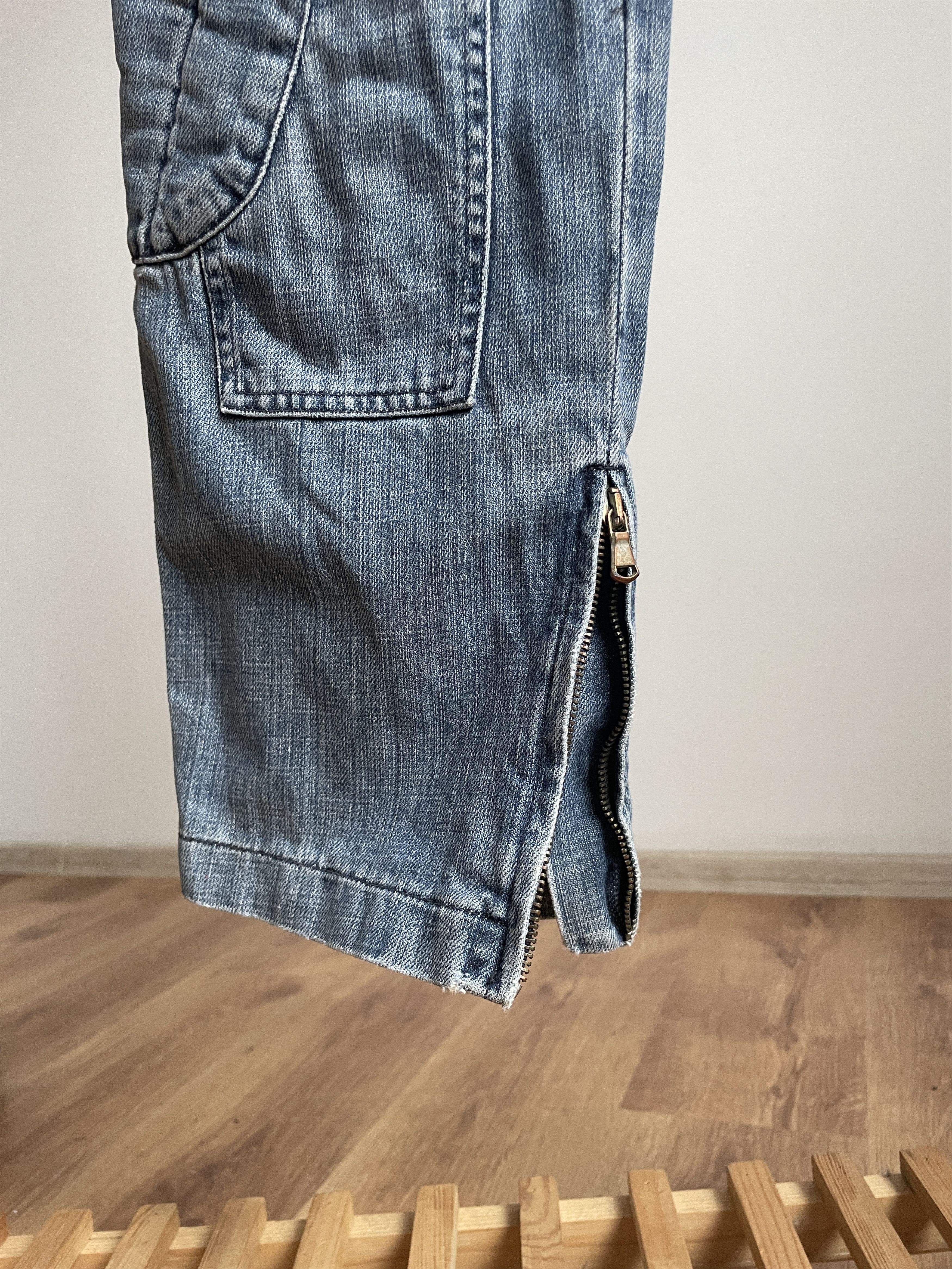 Daniele Alessandrini Daniele Alessandrini Vintage Zipper Biker Jeans Size 31 Size US 31 - 10 Thumbnail