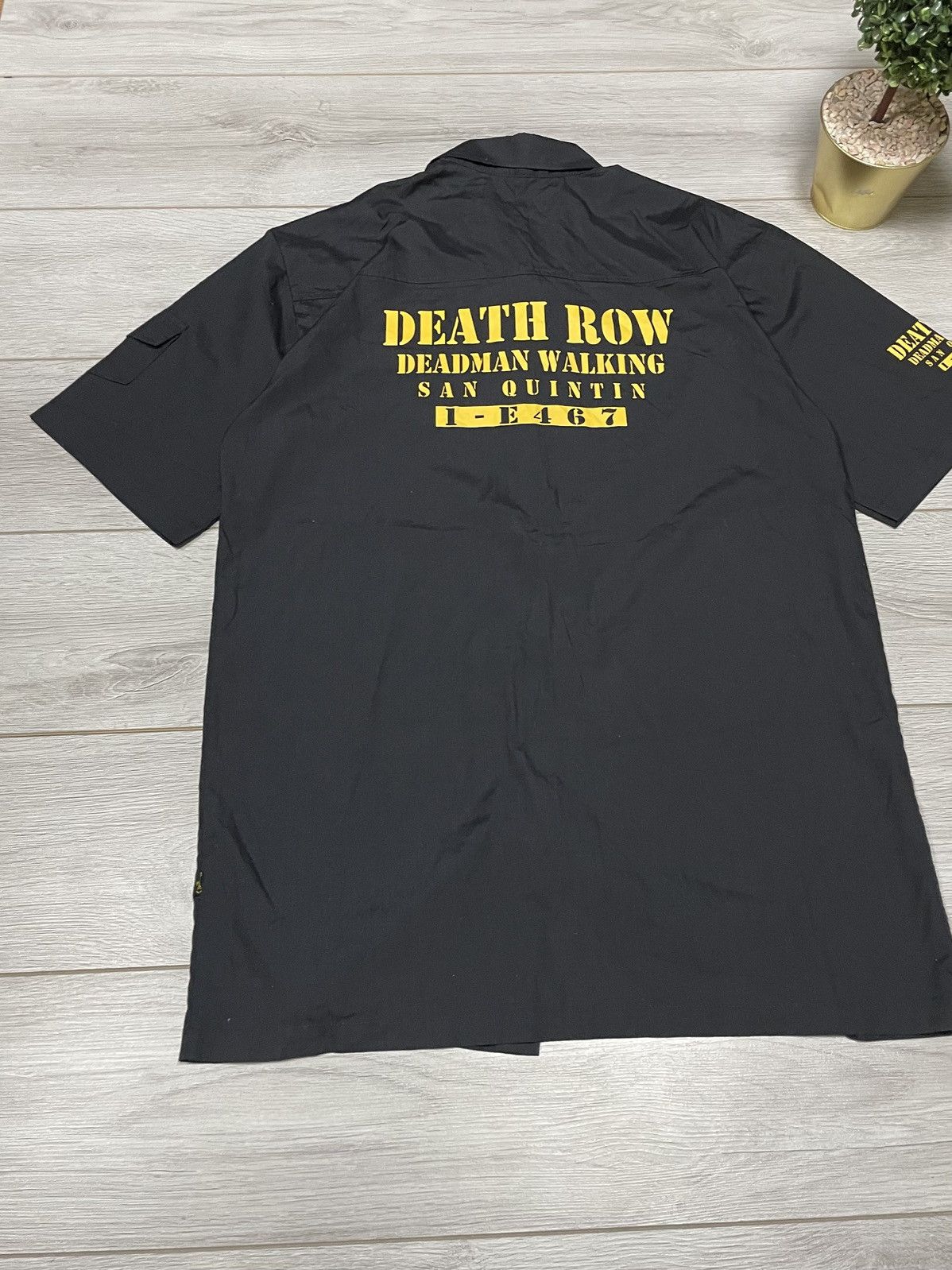Death Row Records Vintage Death Row Records Deadman Walking Black Shirt Size US XXL / EU 58 / 5 - 13 Thumbnail