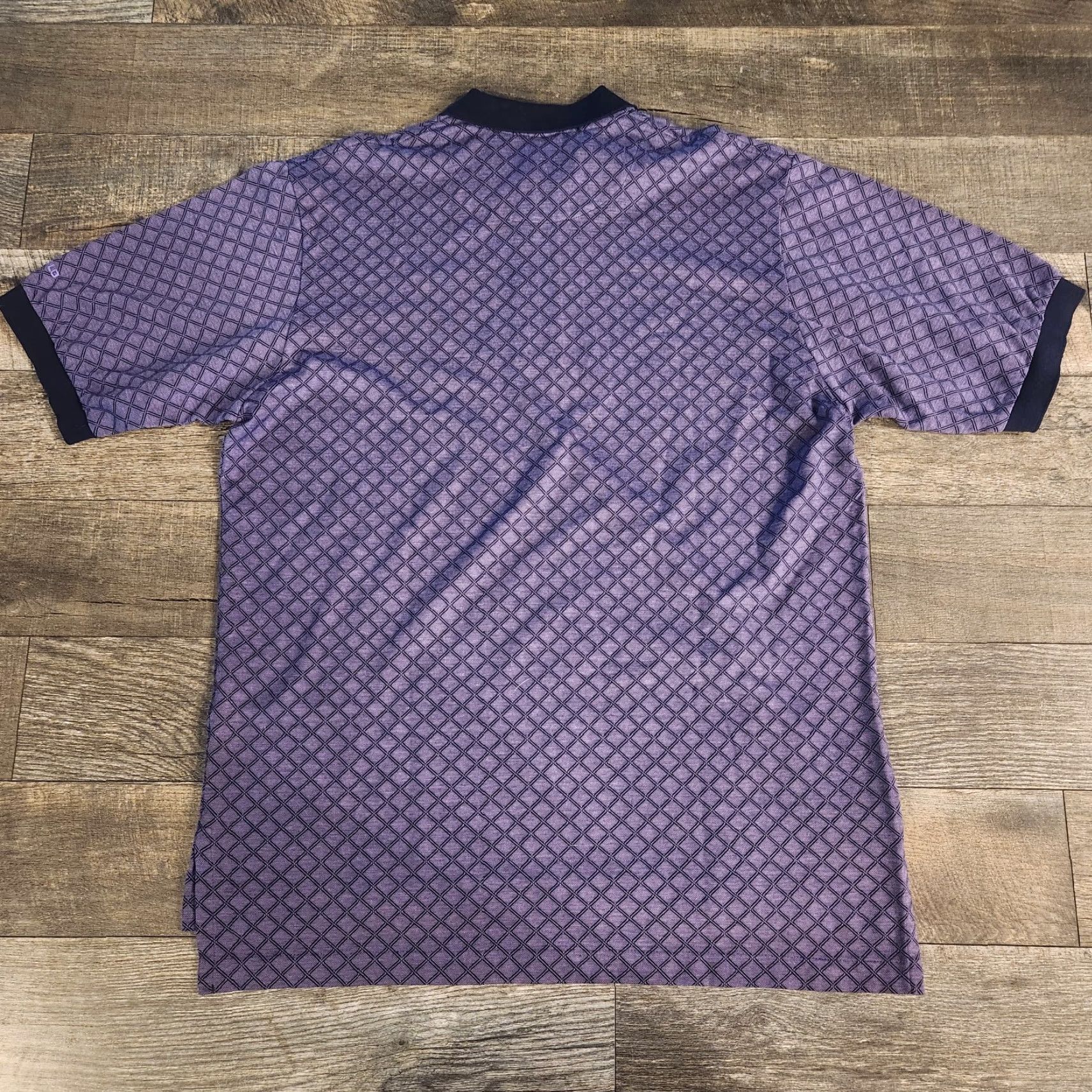 Polo Ralph Lauren Polo Ralph Lauren Polo Shirt Mens XL Purple Cotton Short Sleeve Collared Logo Classic Geometric Y2K Size US XL / EU 56 / 4 - 5 Thumbnail
