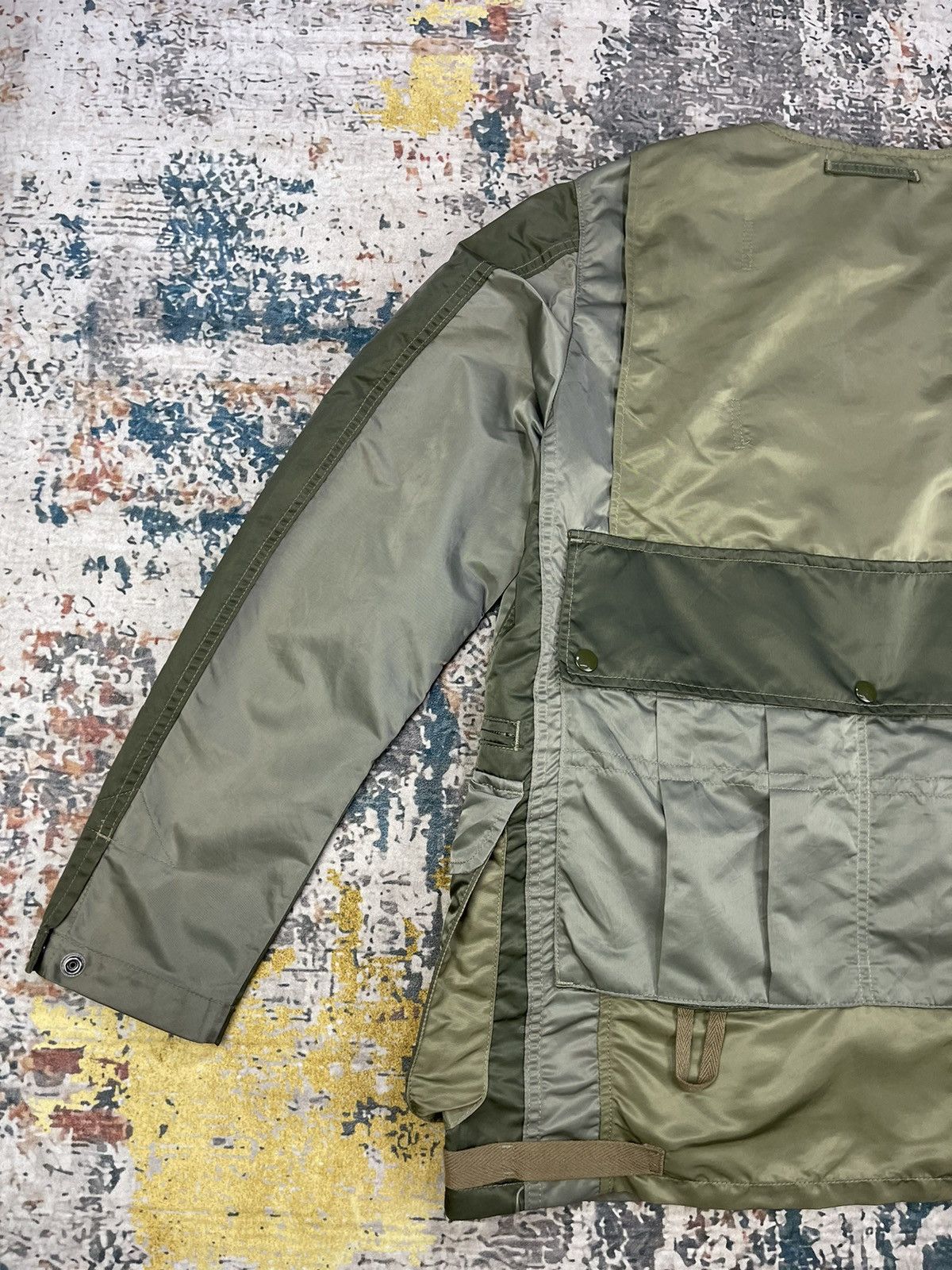 Vintage SEVESKIG Upcycle Rebear Military Jackets Size US M / EU 48-50 / 2 - 8 Thumbnail