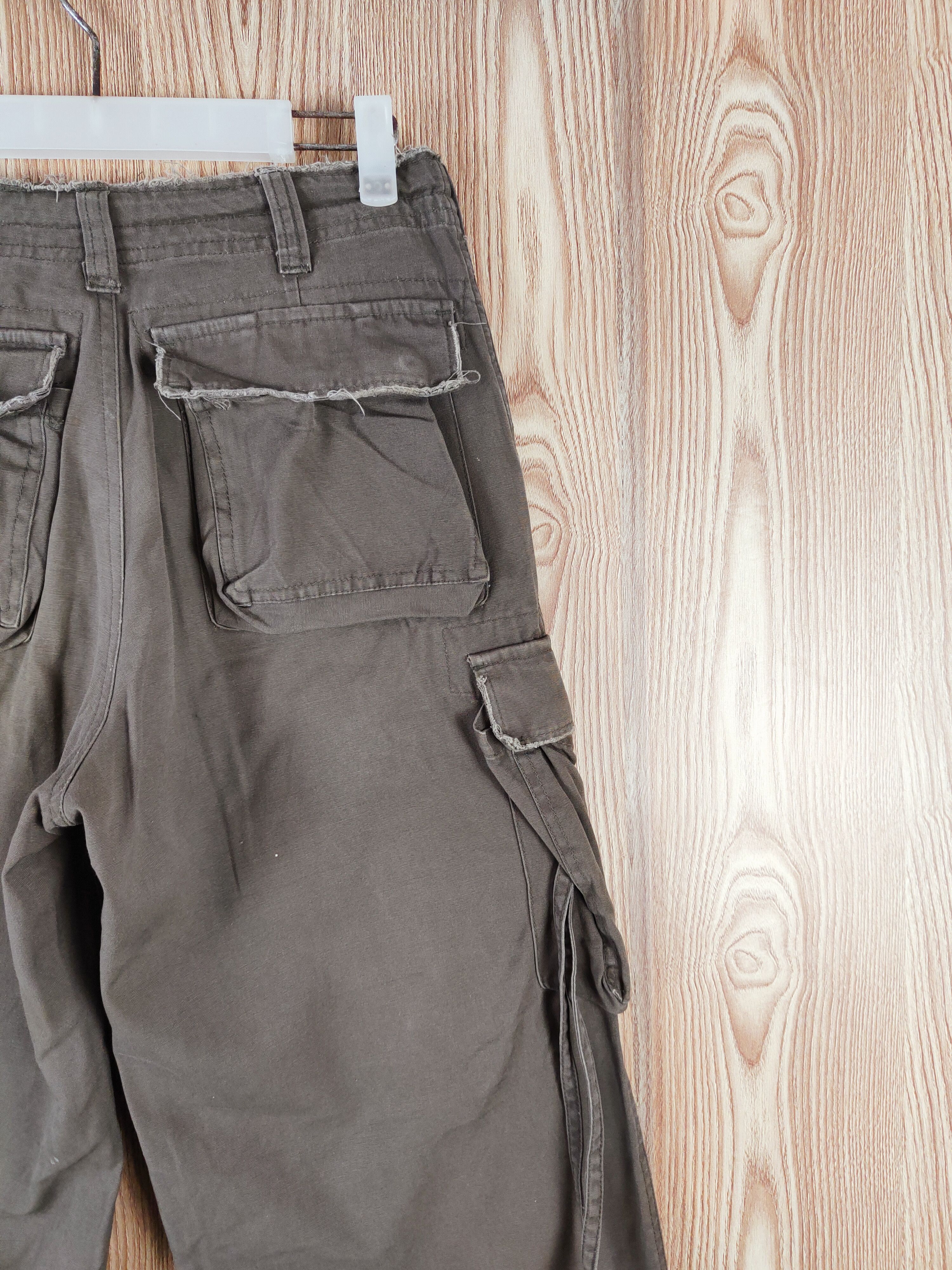 Japanese Brand Bobs Olive Multipocket Tactical Cargo Pants #W517 Size US 28 / EU 44 - 14 Thumbnail
