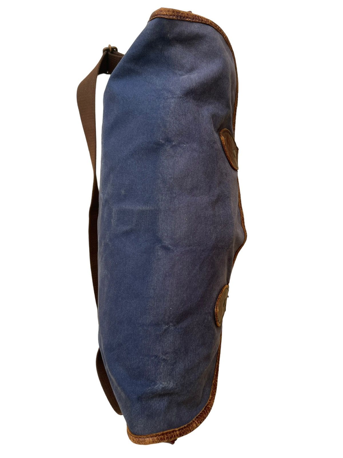 Japanese Brand Butler Verner Sails Japan Sun Faded Waxed Messenger Bag Size ONE SIZE - 8 Thumbnail