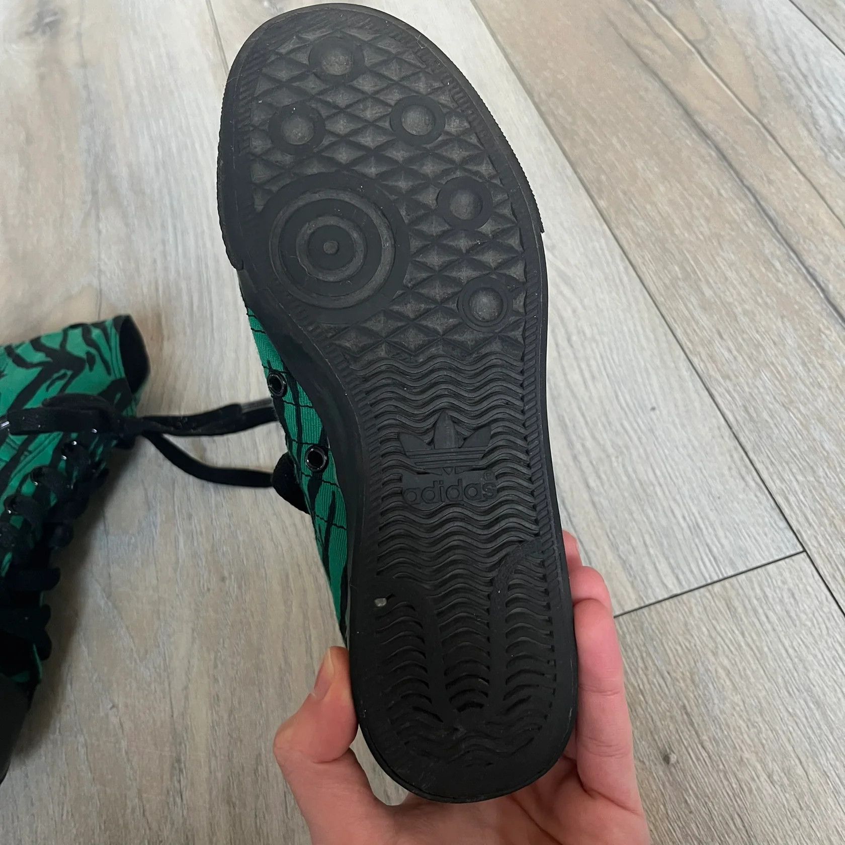 Adidas × Jeremy Scott Jeremy Scott x adidas 2014 Nizza Hi “Forest Green” Sneakers Size US 6 / IT 36 - 6 Thumbnail