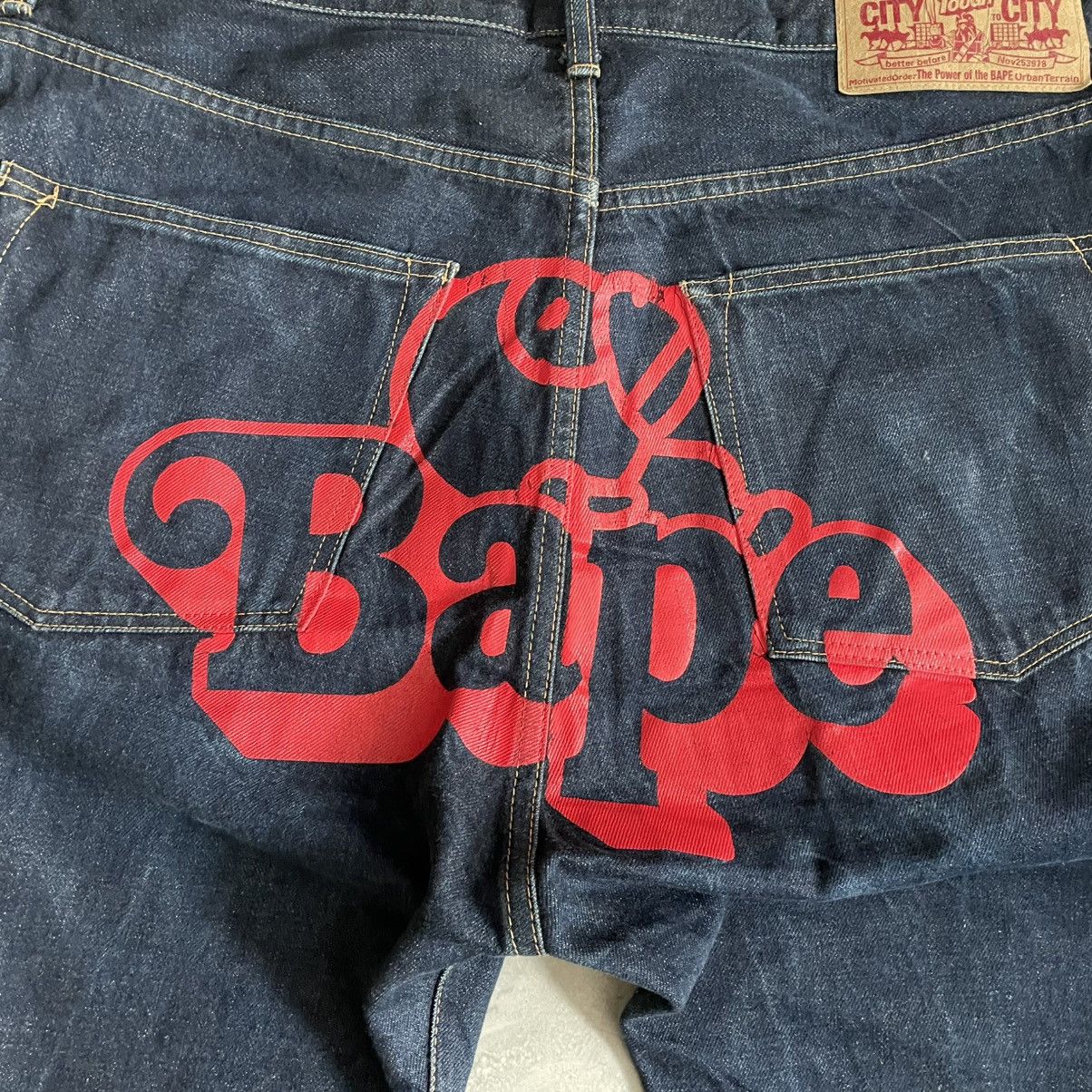 Bape Jean Bape X Baby Milo Size US 37 - 2 Thumbnail