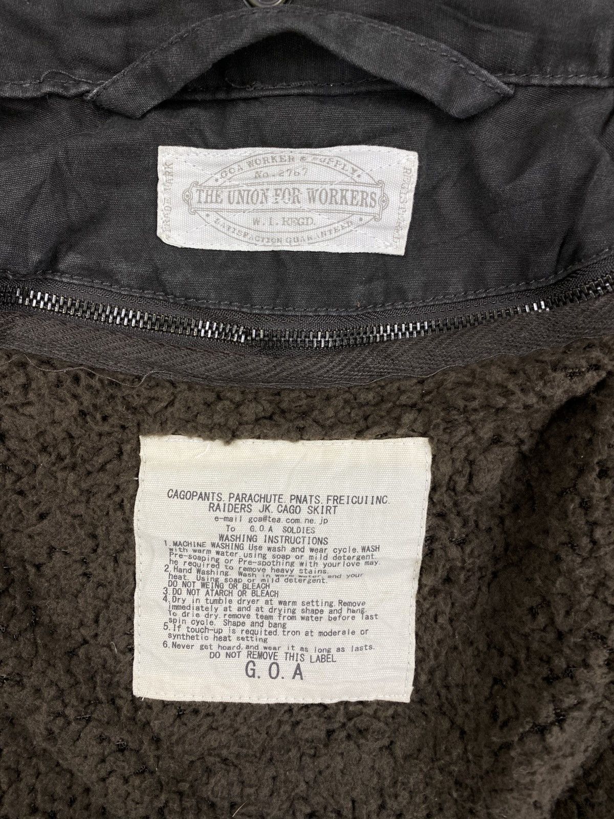 GOA Vintage G.O.A The Union Worker Fur Parkas Jacket Size US M / EU 48-50 / 2 - 11 Thumbnail