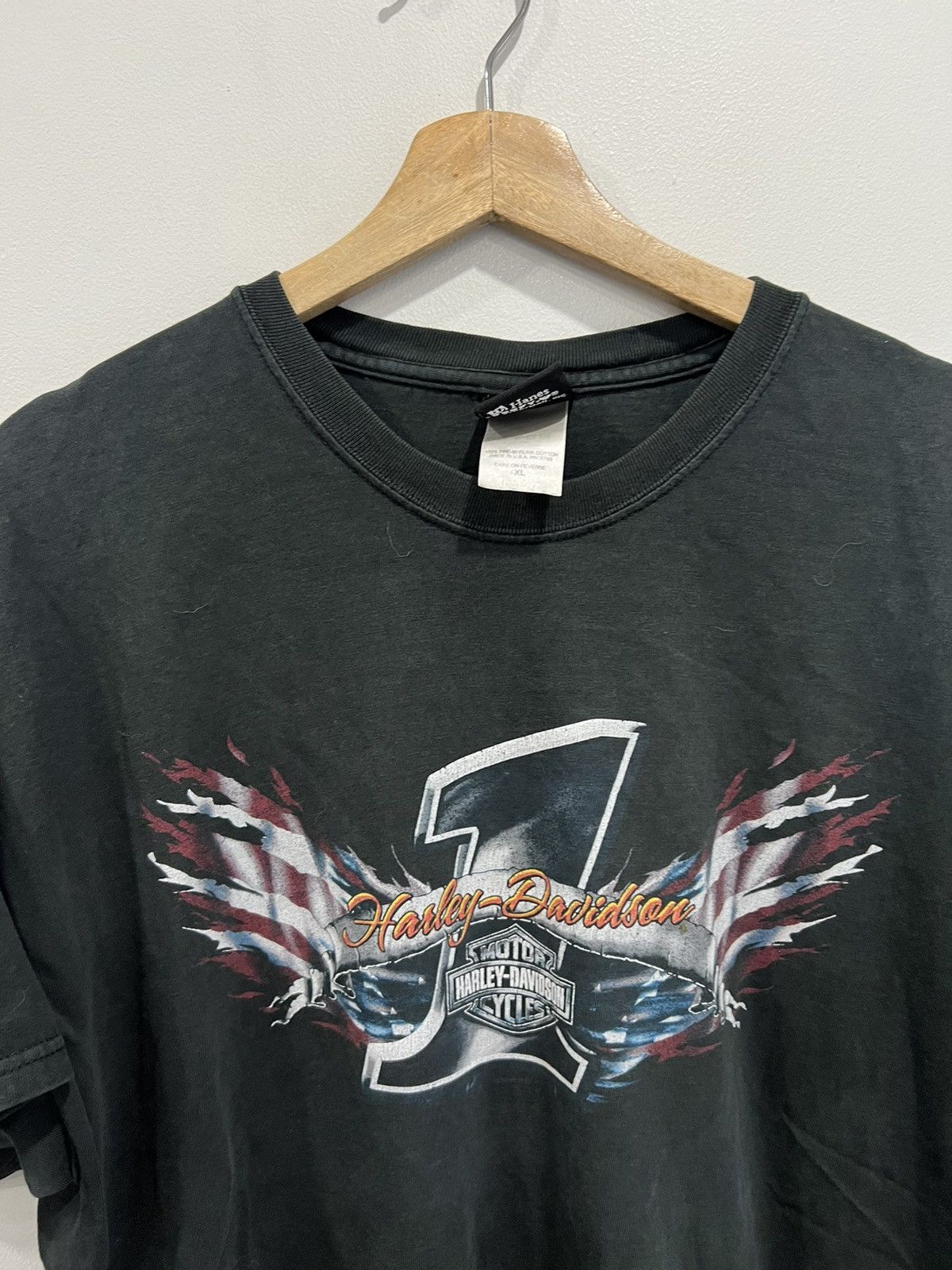Vintage Vintage Harley Davidson Shirt band Size US XL / EU 56 / 4 - 3 Thumbnail