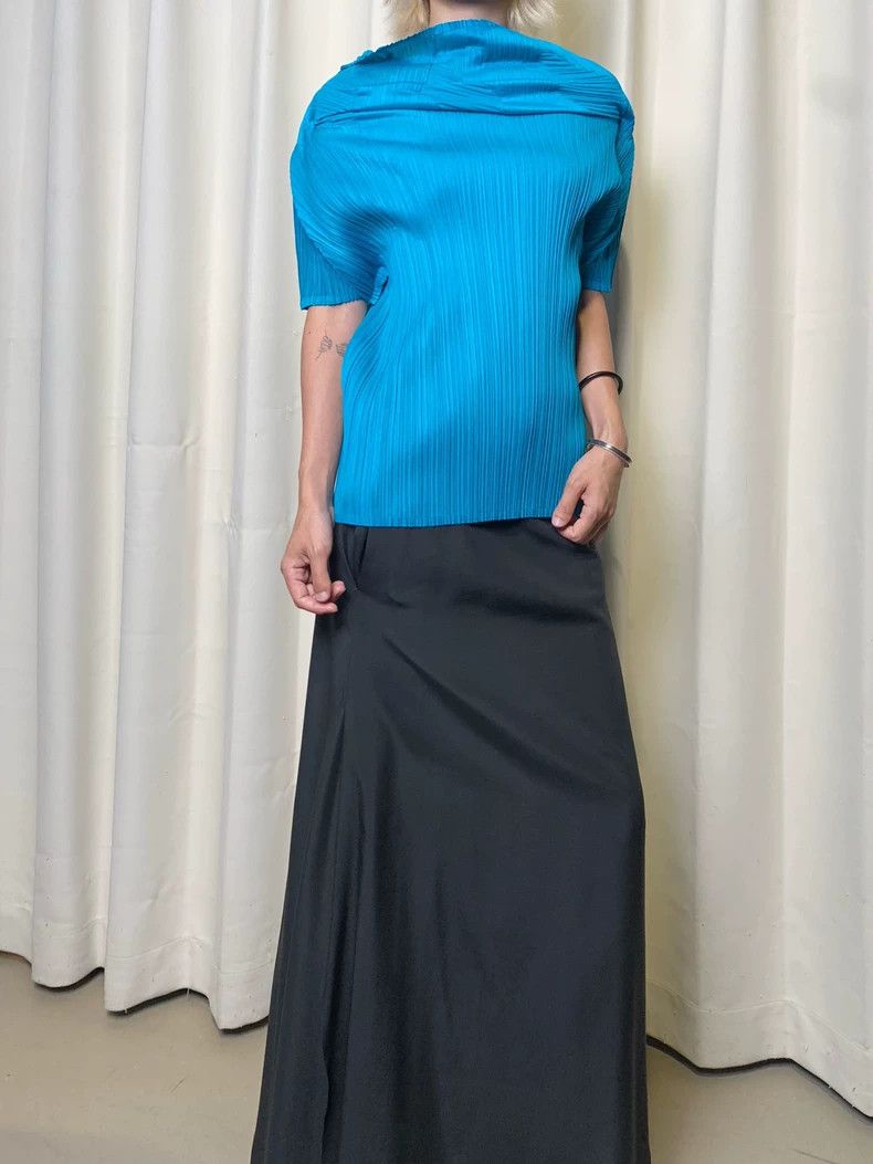 Issey Miyake Issey Miyake size:3 A medieval lake water blue pleated flo Size XS / US 0-2 / IT 36-38 - 6 Thumbnail