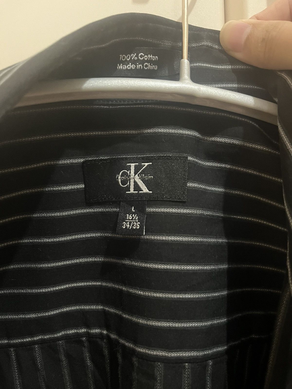 Calvin Klein Calvin Klein STRIPE SHIRT Size US L / EU 52-54 / 3 - 3 Thumbnail