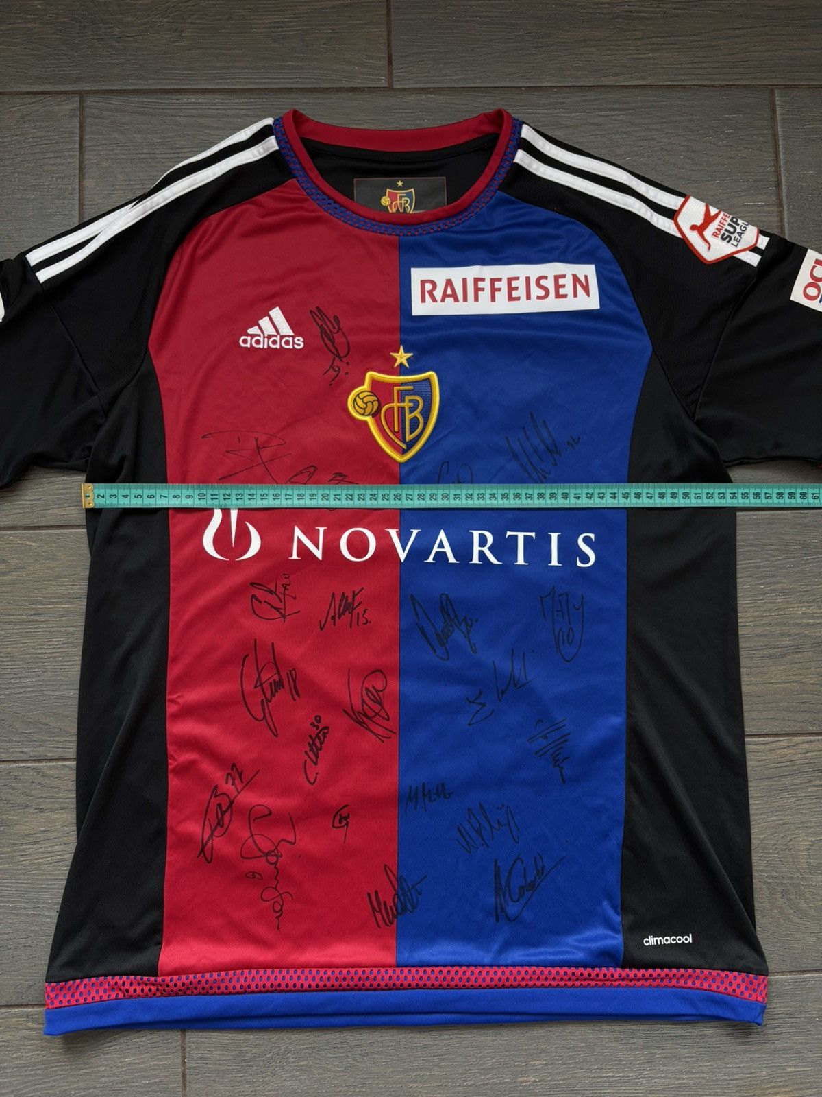 Adidas FC Basel 2015 Player Issue #36 Embolo Soccer Jersey