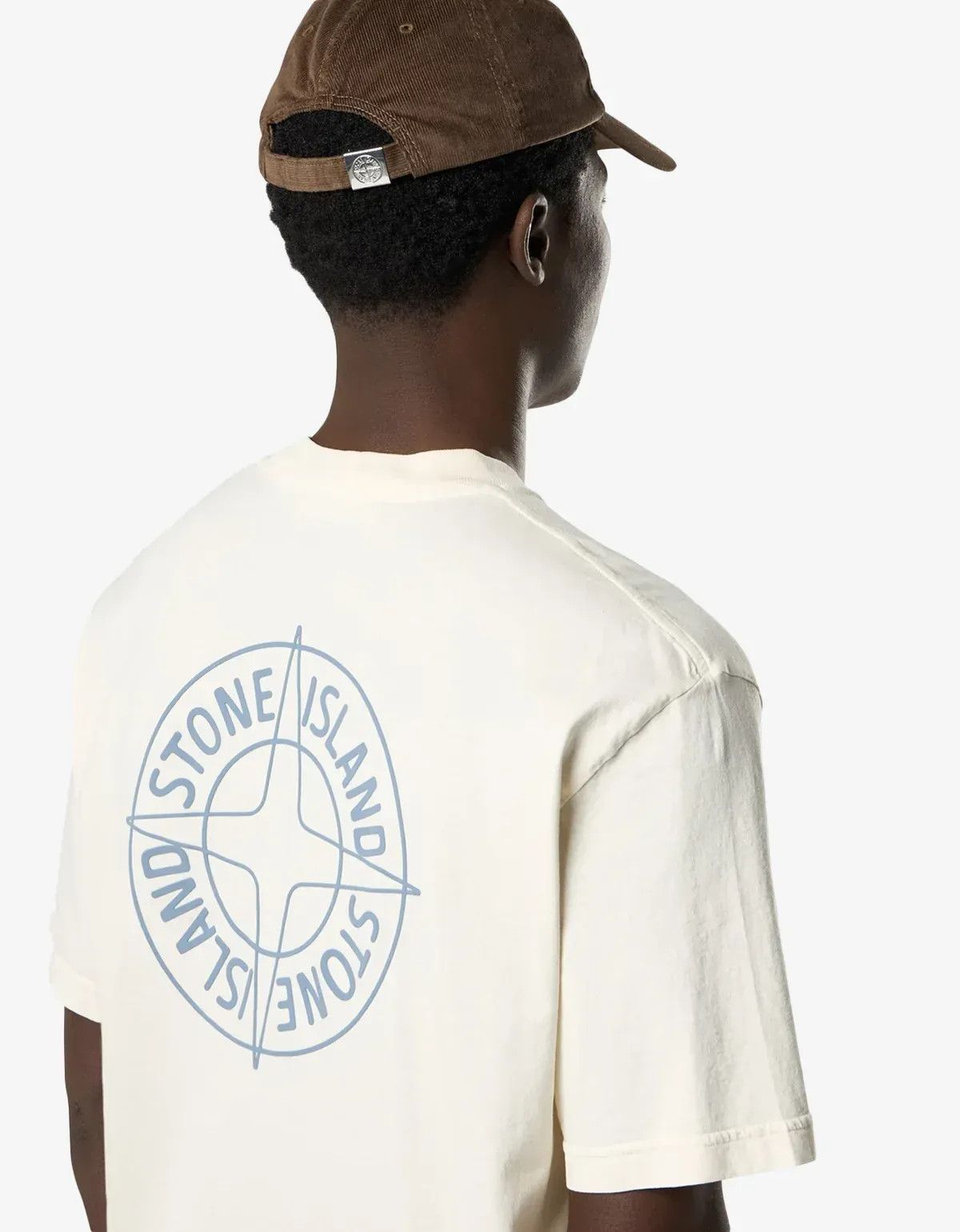 Stone Island Stone Island White Outline Compass Print T-Shirt Size US L / EU 52-54 / 3 - 3 Thumbnail