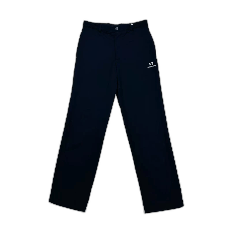Balenciaga Balenciaga Embroidered Logo Casual Pants Size 44 Size US 44 / EU 60 - 1 Thumbnail