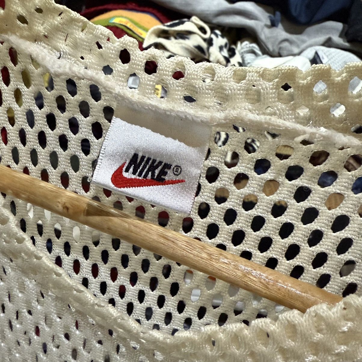 Nike × Vintage 🔥🔥 90s Boxy Nike Full Mesh Tee Size US L / EU 52-54 / 3 - 4 Thumbnail
