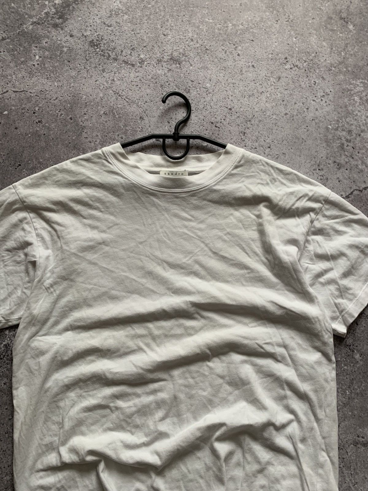 Sandro 🔥SANDRO PARIS CROPPED FIT T-SHIRT Size US M / EU 48-50 / 2 - 4 Thumbnail