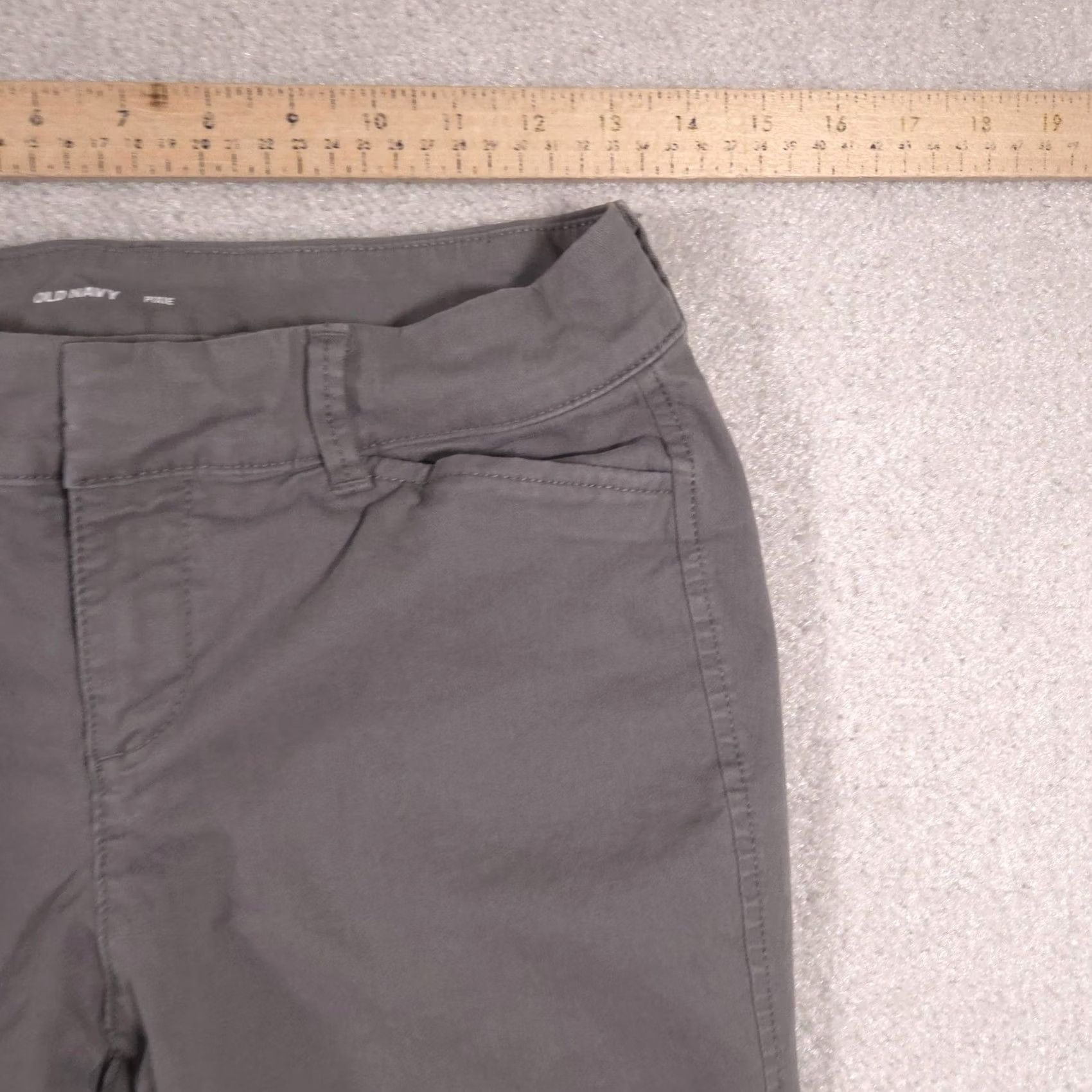 Old Navy Old Navy Pants Womens 2 Gray Pixie Skinny Ankle Stretch Chino Twill Work Pants Size 26" / US 2 / IT 38 - 4 Thumbnail