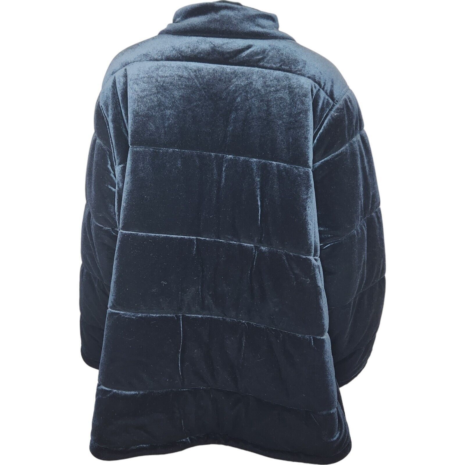 Isaac Mizrahi Isaac Mizrahi Live! Velvet Puffer Jacket Black 2X Size XXL / US 16-18 / IT 52-54 - 7 Thumbnail
