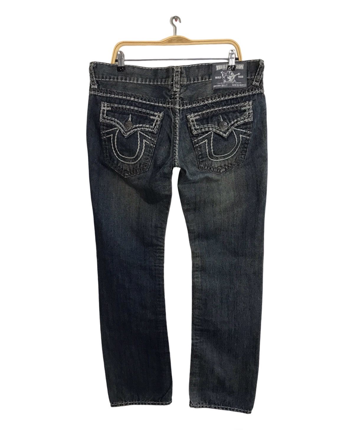 True Religion Vintage True Raligion Made in Usa Denim Jeans Size US 37 - 2 Thumbnail