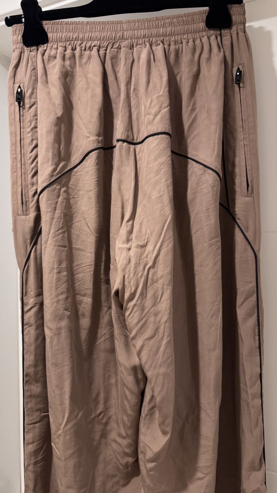 Balenciaga Balenciaga Unisex Brown Oversized Tracksuit Pants Size 26" / US 2 / IT 38 - 9 Thumbnail