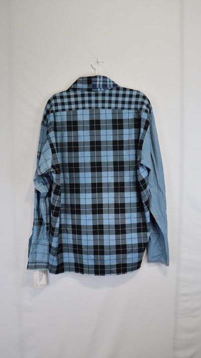 Greg Lauren o1rshd1 Button Up Shirt in Blue/Navy Blue Size US L / EU 52-54 / 3 - 10 Thumbnail