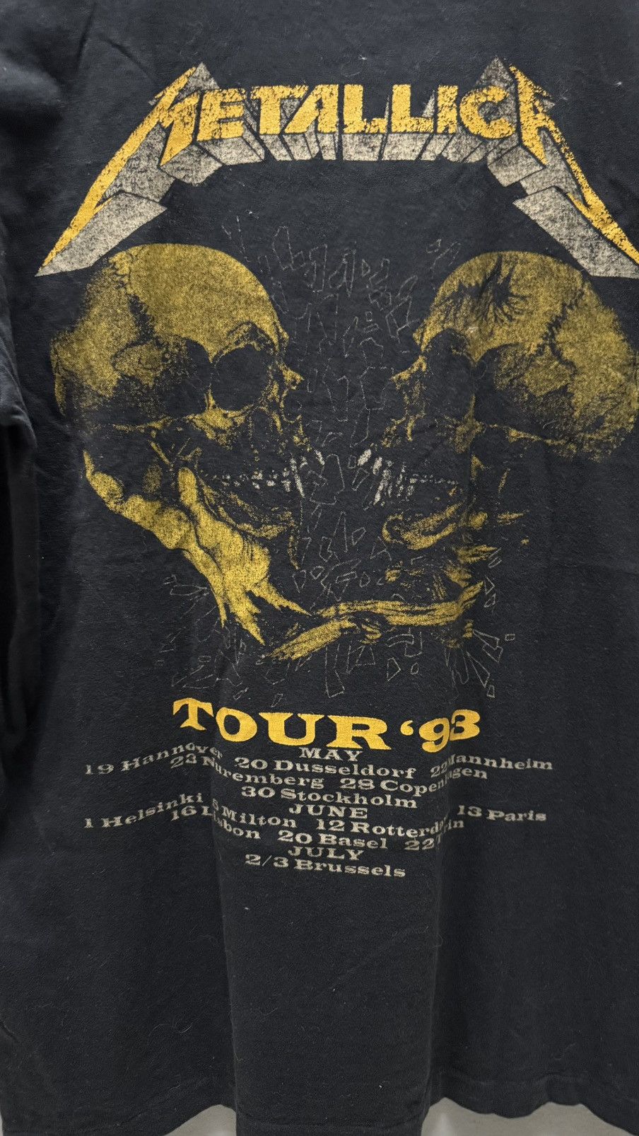 Band Tees × Metallica × Vintage Vintage Metallica Unforgive Tour 93 Size US L / EU 52-54 / 3 - 9 Thumbnail