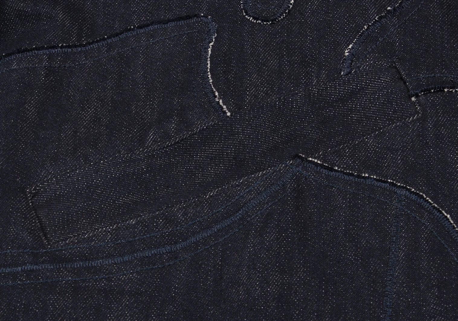 Emporio Armani Patchwork Denim Coverall in Indigo Navy, Size 48 Size US M / EU 48-50 / 2 - 11 Thumbnail