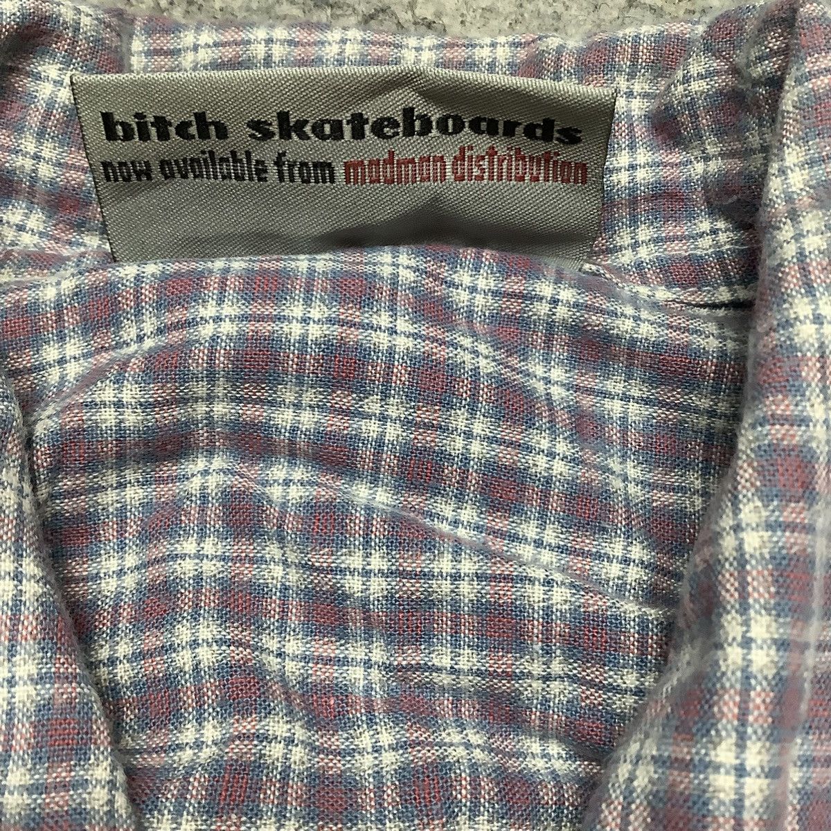 Hook-Ups × Vintage Vintage Bitch Skateboard Plaid Flannel Size US M / EU 48-50 / 2 - 6 Thumbnail