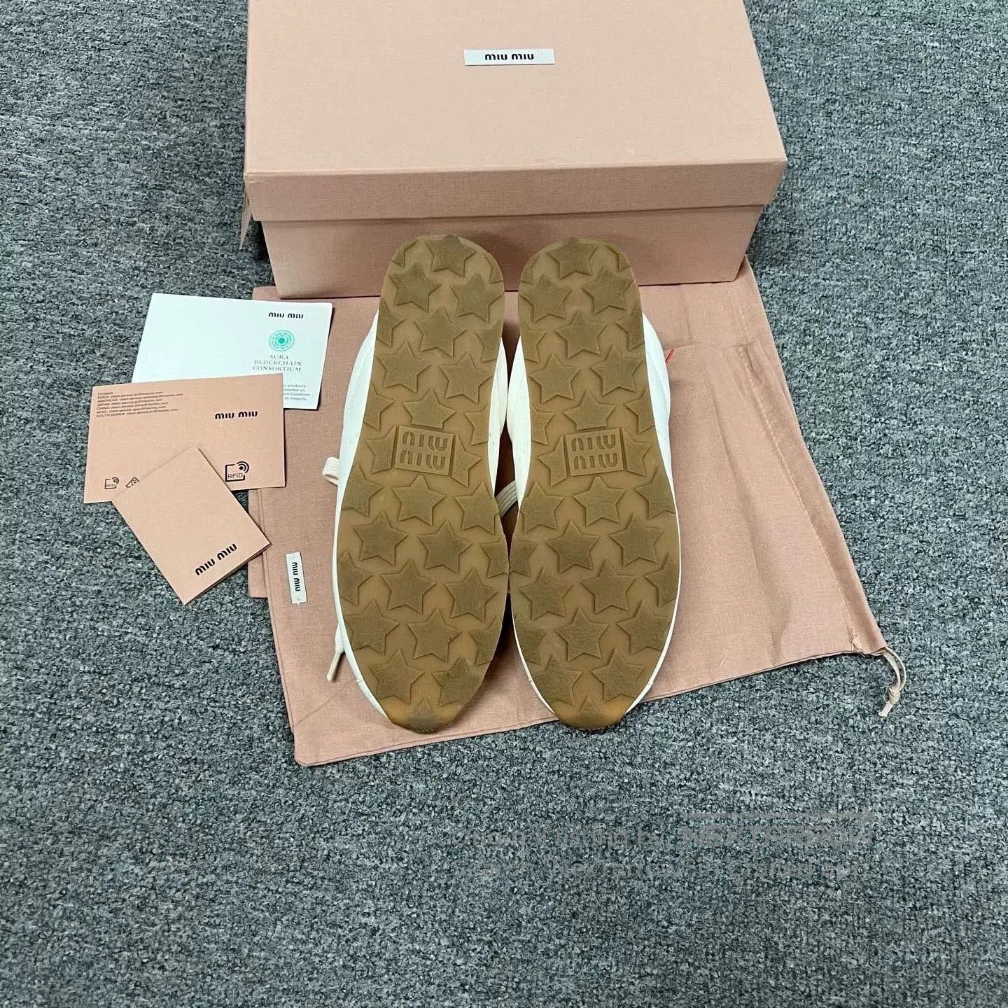 Miu Miu MiuMiu Plume White Mule Training Shoes. Size US 7 / IT 37 - 4 Thumbnail