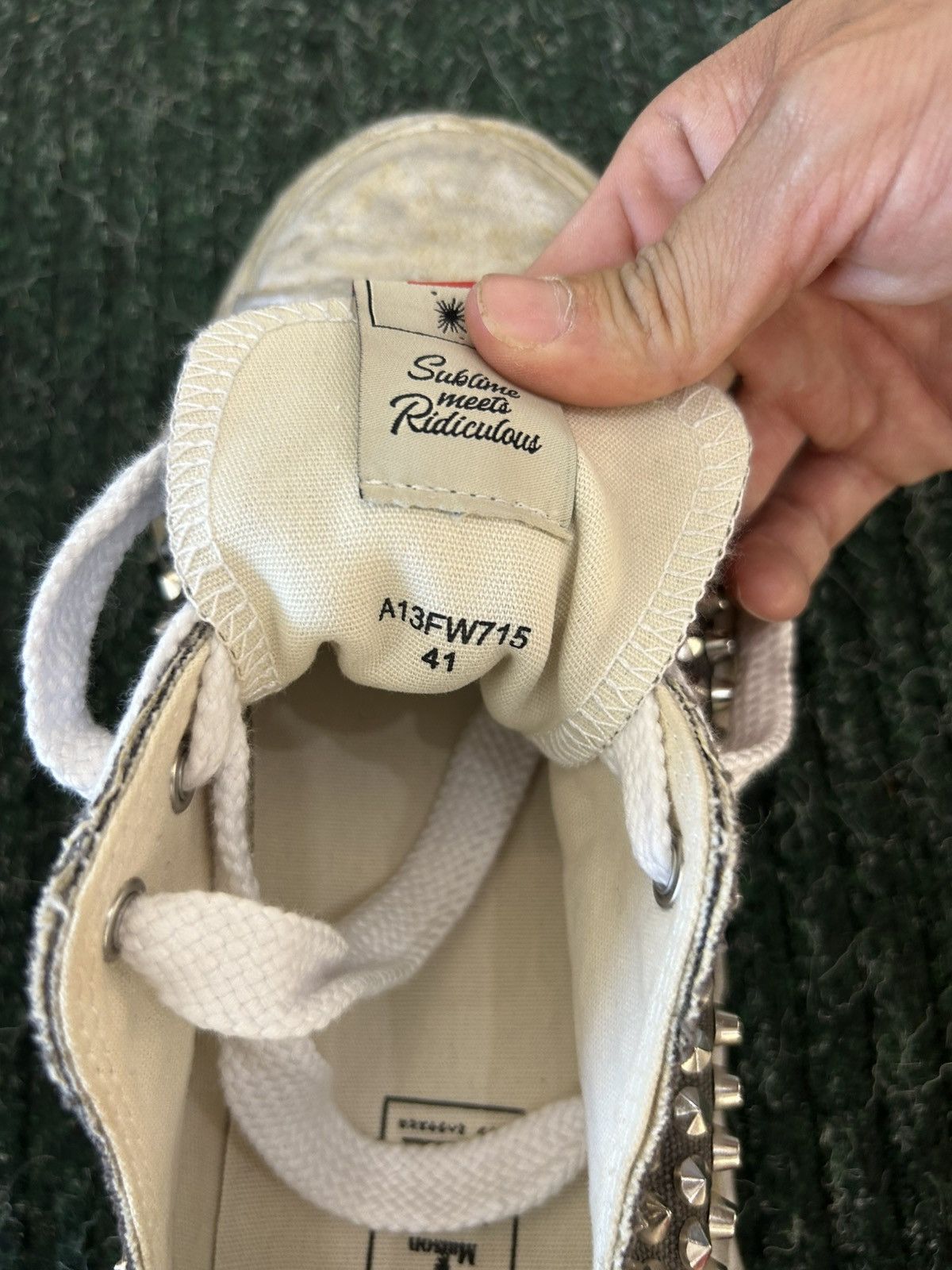 Maison MIHARA YASUHIRO Mihara Peterson Low Studded Sneakers Size US 8.5 / EU 41-42 - 6 Thumbnail