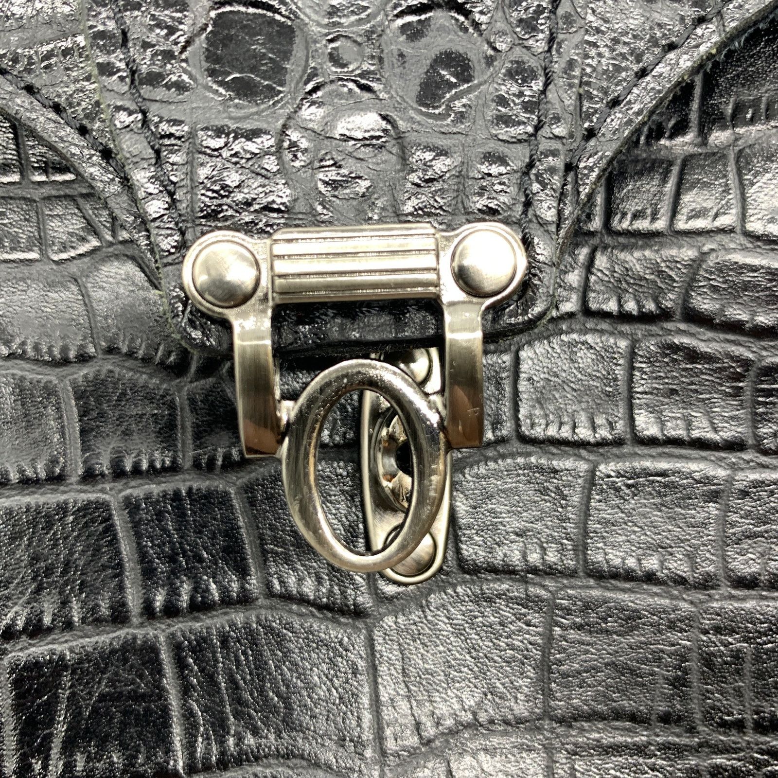 Other Patricia Nash Crossbody Leather Ashmore Satchel Black Size ONE SIZE - 11 Thumbnail
