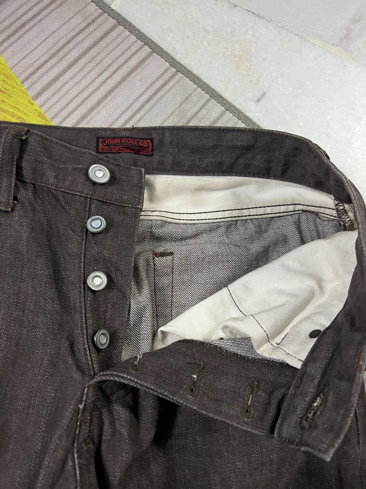 If Six Was Nine × Johnbull × KOJIMA GENES Vintage John Bull Co Brown Jeans Very Rare Size US 27 - 7 Thumbnail