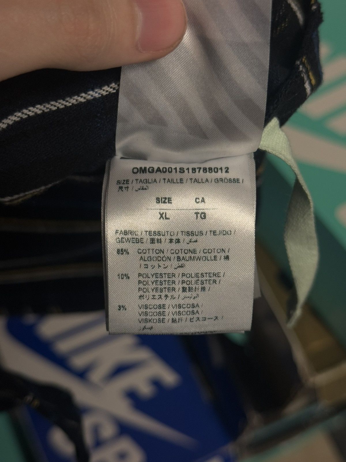 Off-White Off White Flannel Size XL Button Up Blue Yellow Size US XL / EU 56 / 4 - 10 Thumbnail