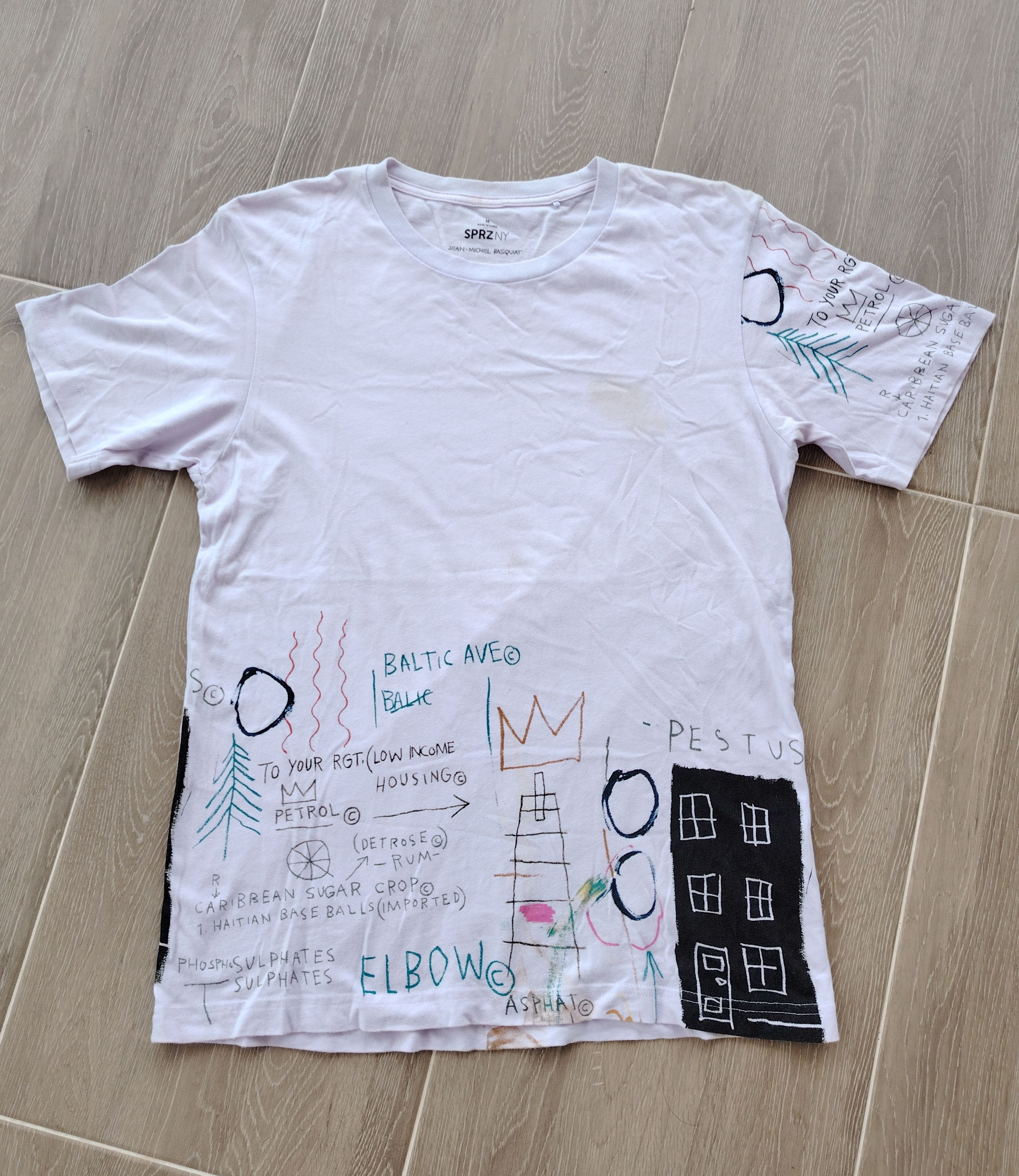 Japanese Brand × Jean-Michel Basquiat × Uniqlo Jean-Michel Basquiat by Uniqlo T Shirt Size US M / EU 48-50 / 2 - 1 Thumbnail