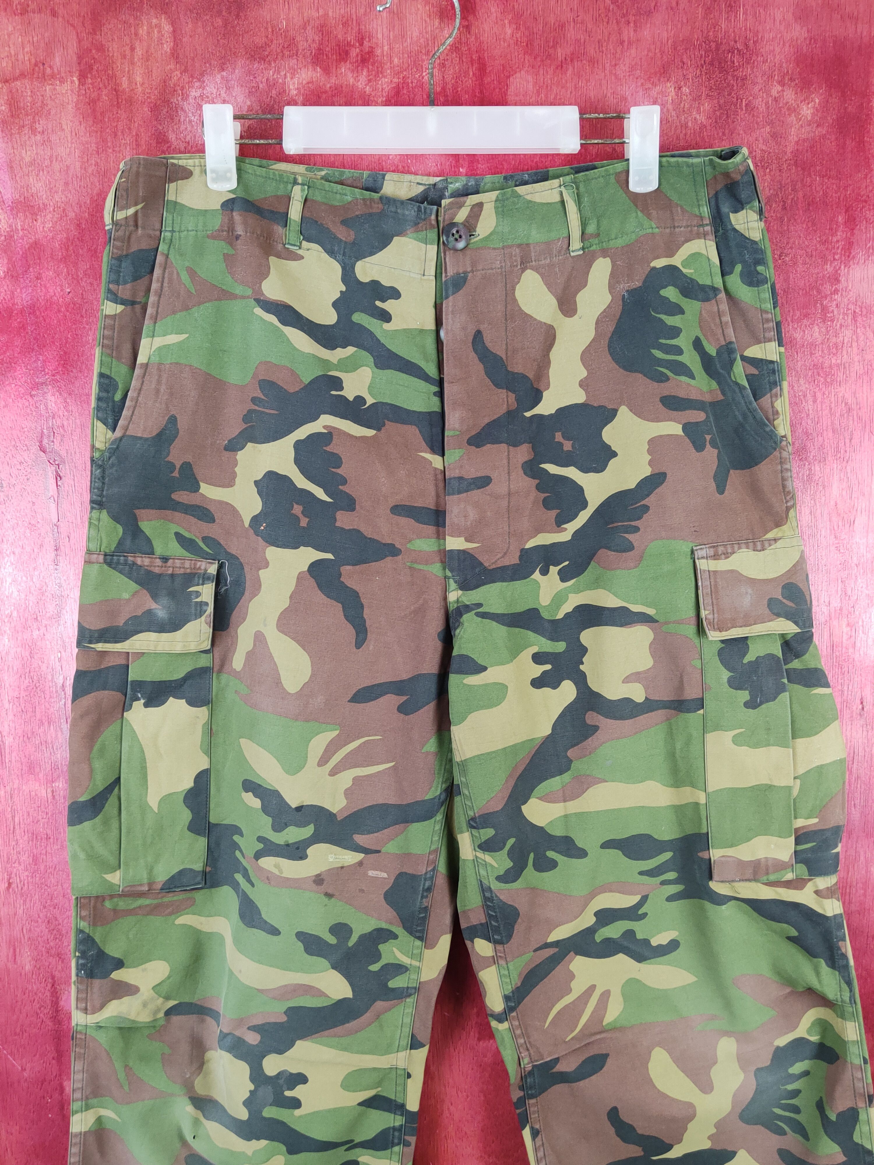 Japanese Brand DL vintage military Camo Tactical Cargo Pants #S1840 Size US 34 / EU 50 - 2 Thumbnail