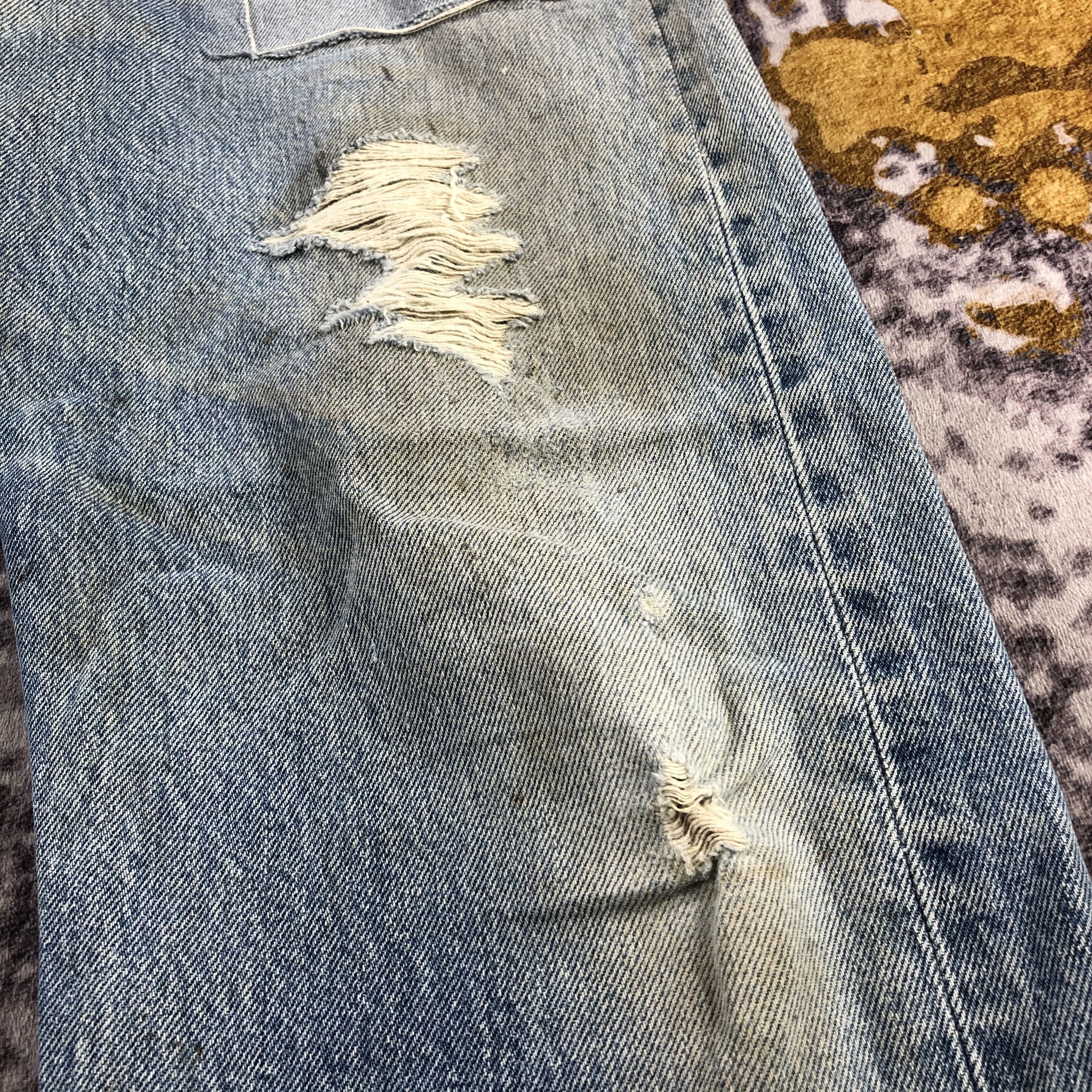 Levi's 90s Vintage Distress Levis 501 Jeans-JM2797 Size 28" / US 6 / IT 42 - 11 Thumbnail