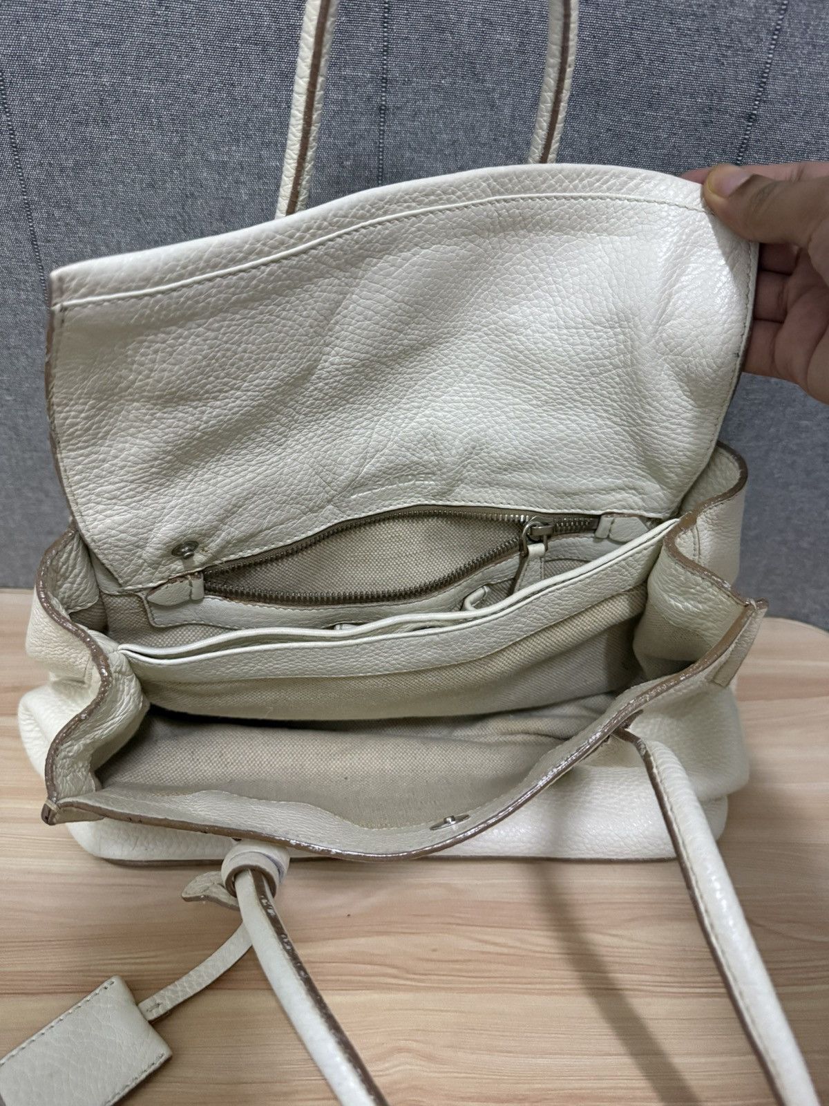 Jil Sander Jil Sander pebbled Fully leather tote bag Size ONE SIZE - 7 Thumbnail