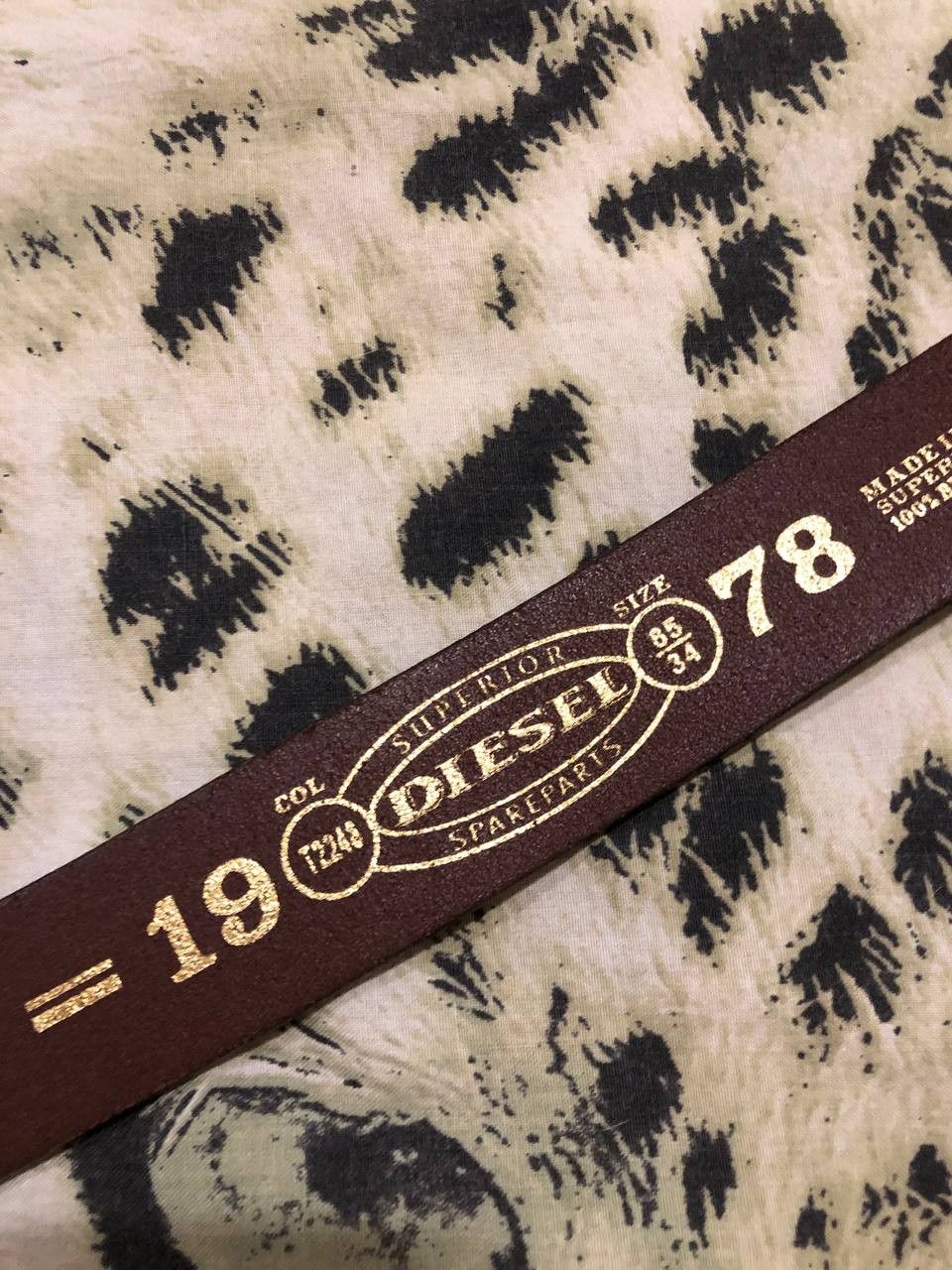 Diesel Vintage Leather Diesel Belt Size ONE SIZE - 17 Thumbnail
