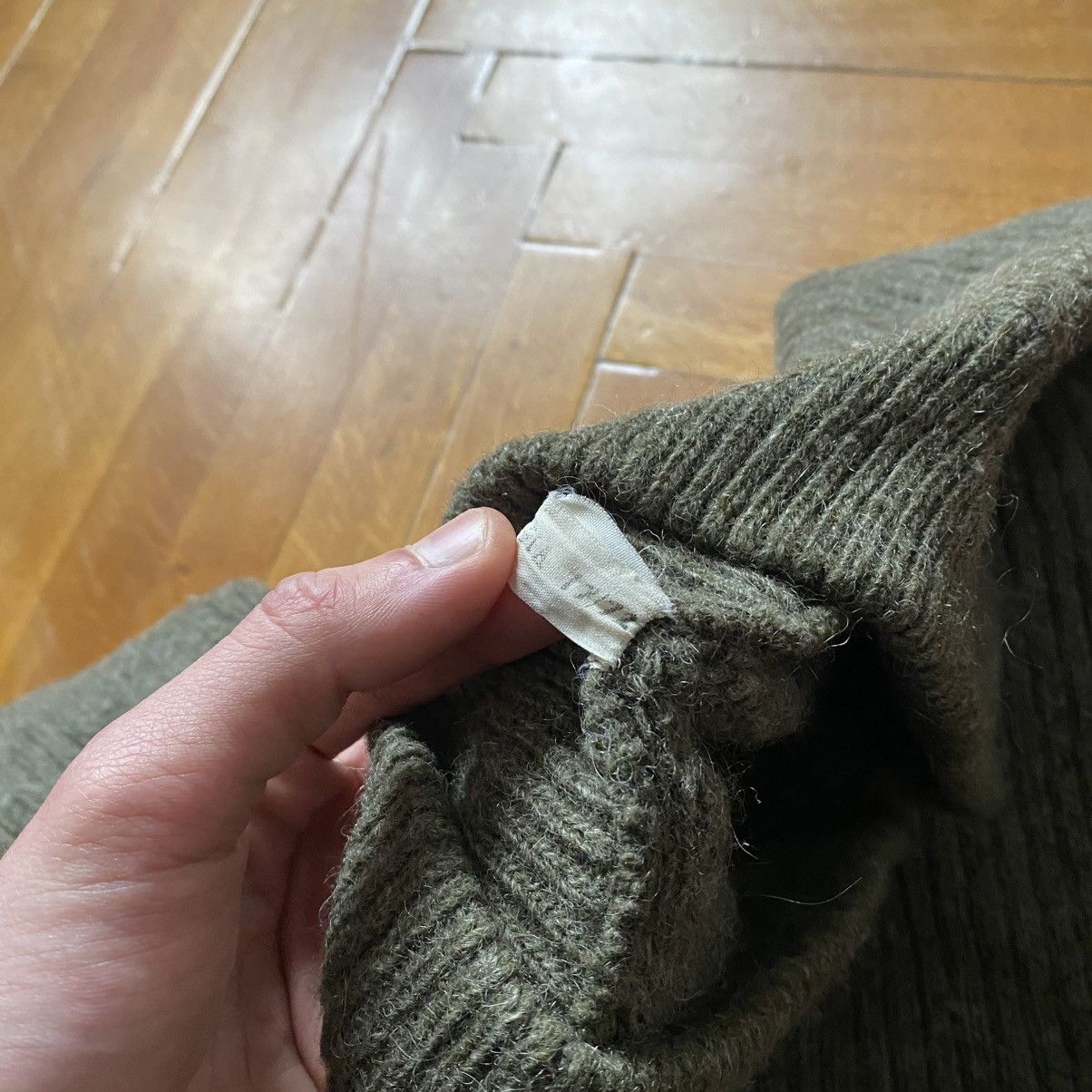 Other VINTAGE EUROPEAN ARMY WOOL SWEATER Size US M / EU 48-50 / 2 - 5 Thumbnail