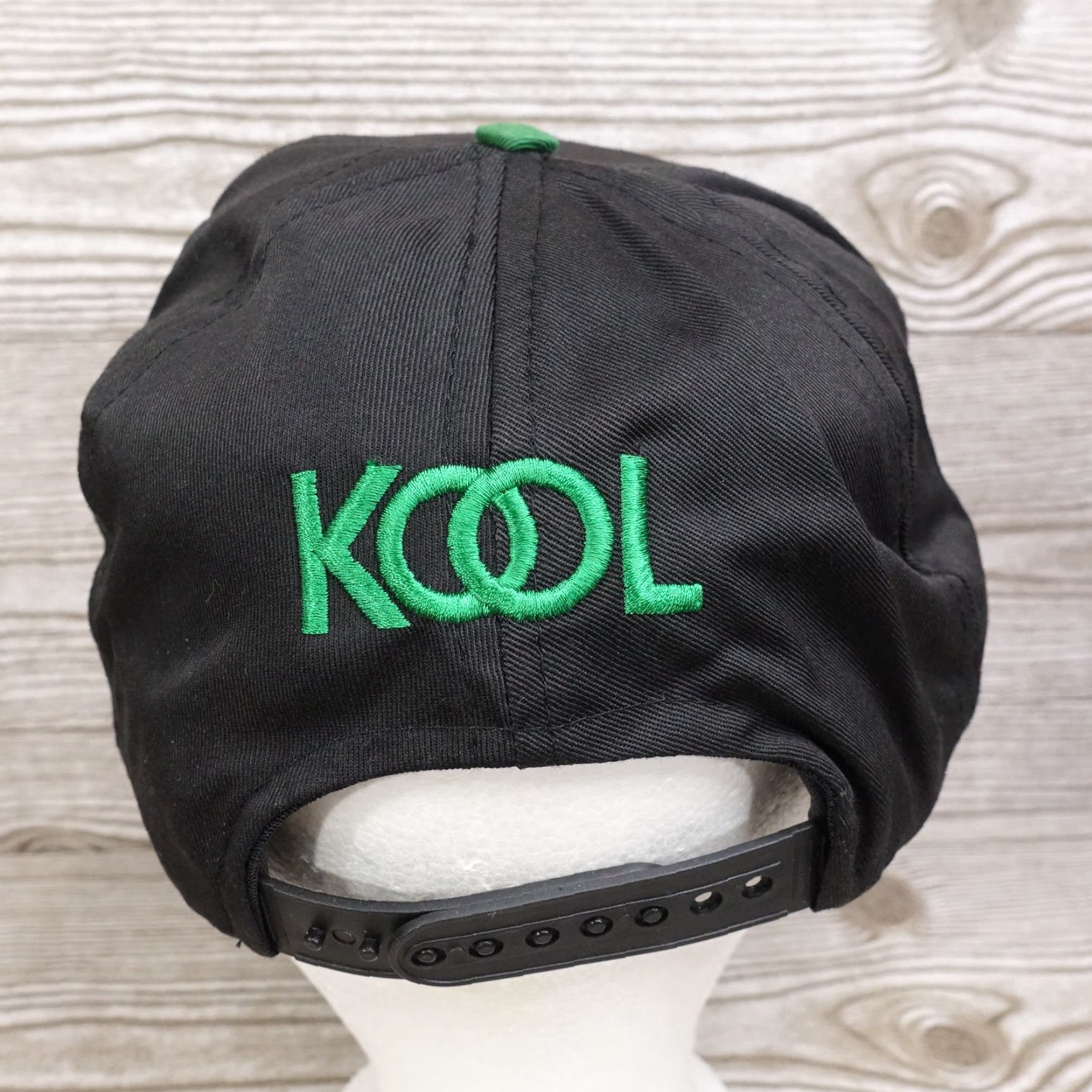 Vintage Vintage Louisville Line Kool Cigarettes Promo Black Green Snapback Baseball Cap Adult Adjustable Casual Men Women Size ONE SIZE - 4 Thumbnail