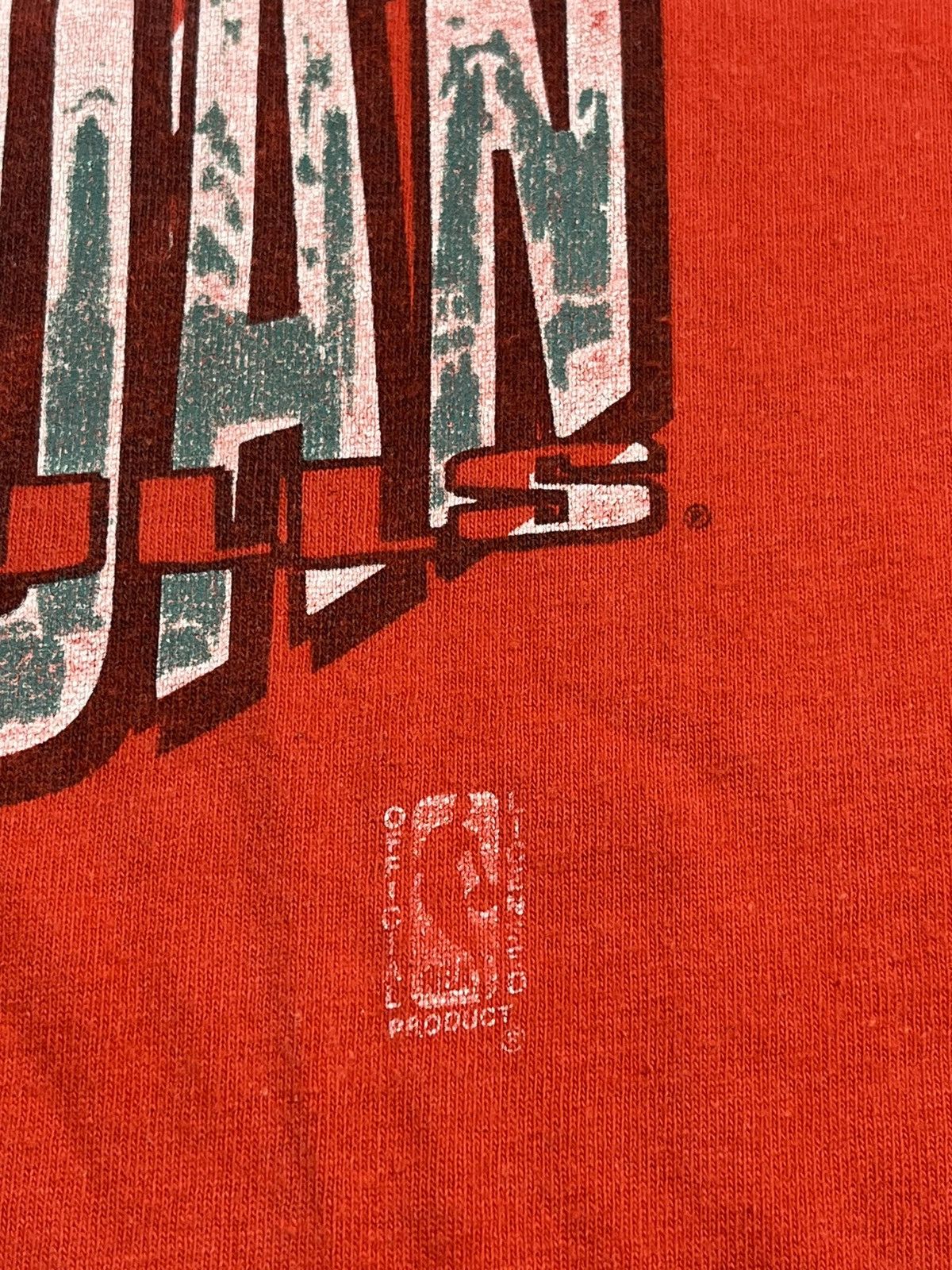 Salem Sportswear Vintage Michael Jordan Player 1991s Very Rare T Shirt Size US L / EU 52-54 / 3 - 4 Thumbnail