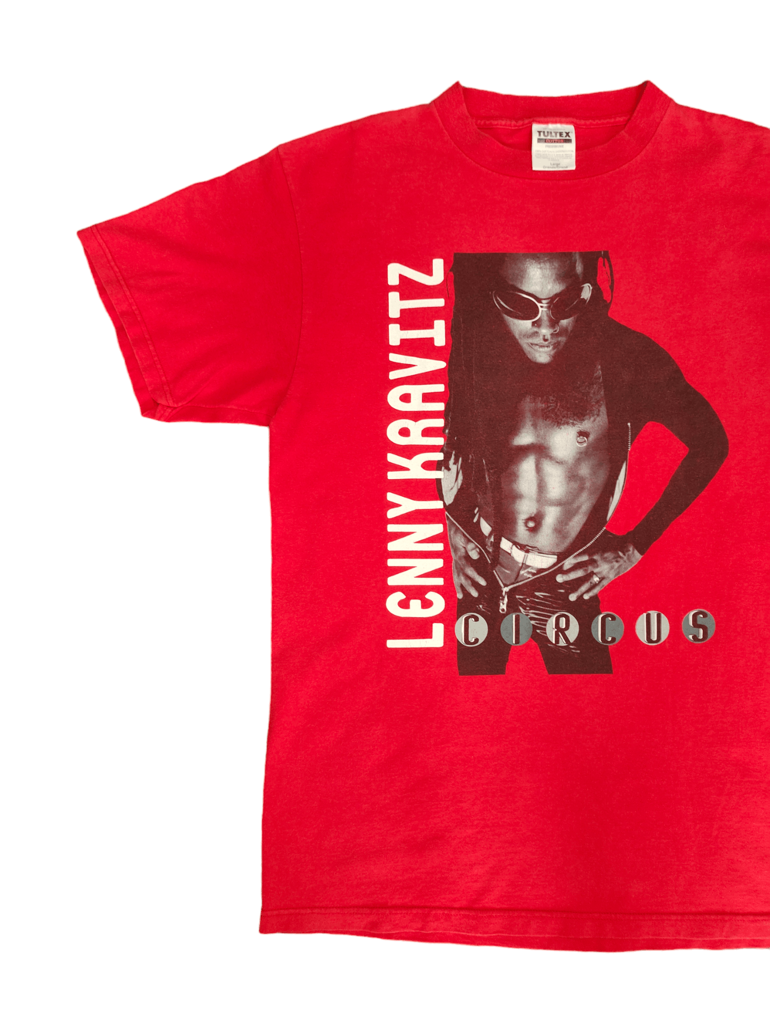 Band Tees Vintage 90s Lenny Kravitz Circus Tour T-Shirt Size US L / EU 52-54 / 3 - 6 Thumbnail