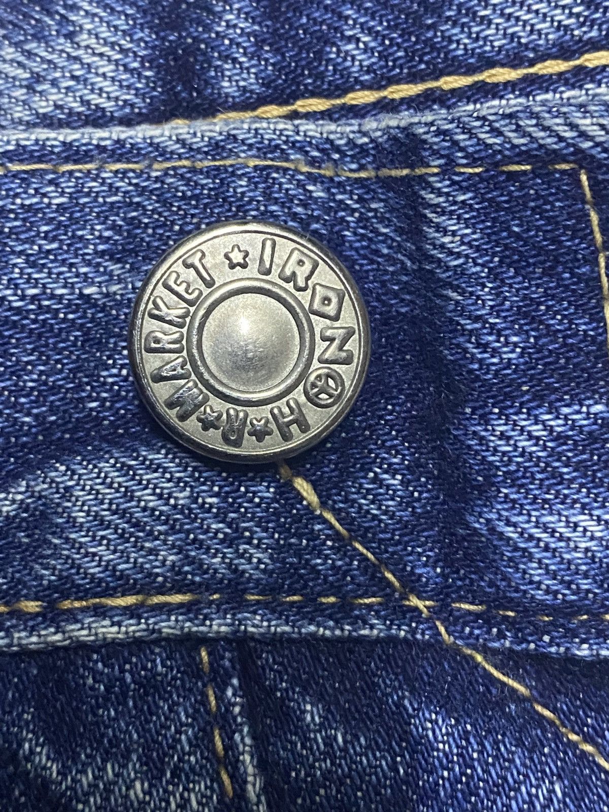 Japanese Brand Vintage Japanese Iron Hr Market Selvedge Crazy Distressed Size US 28 / EU 44 - 15 Thumbnail